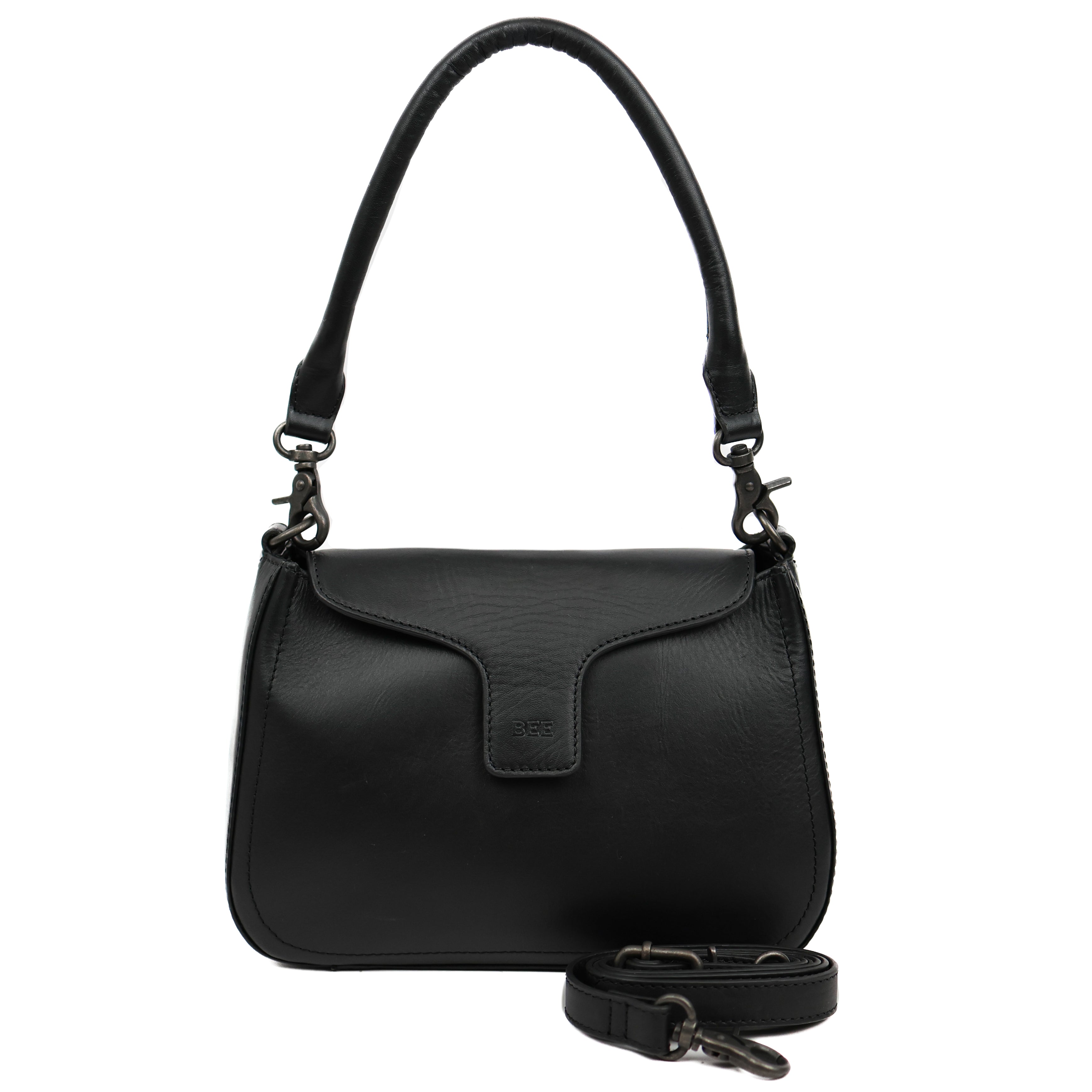 Hand-/schoudertasje met flap 'Fenna' Black