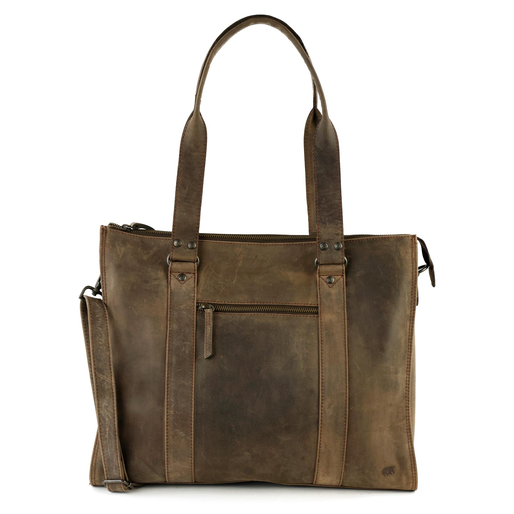 Hand/shoulder bag 'Mea' brown