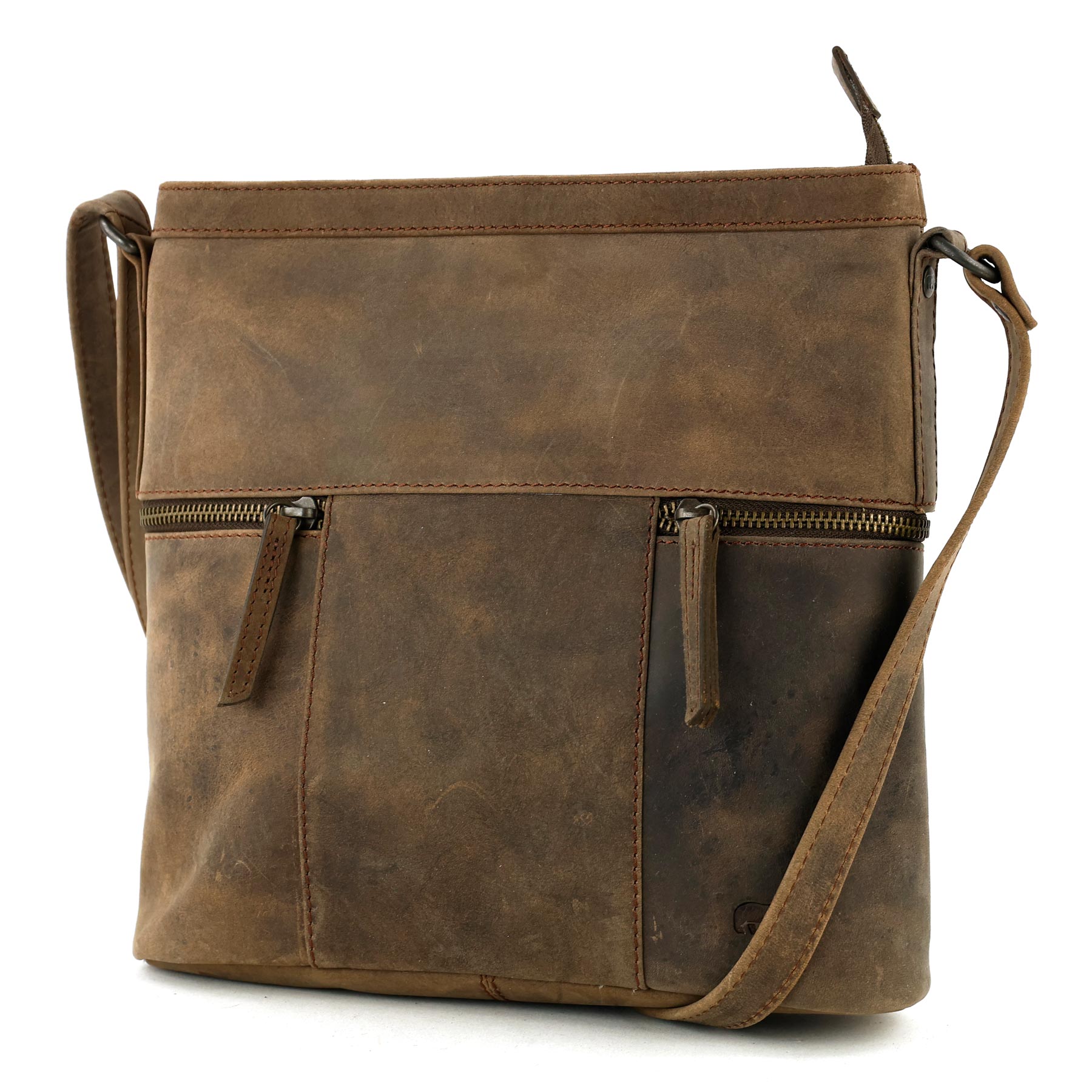 Schoudertas 'Chessi' bruin