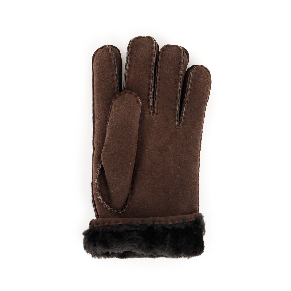 Schapenwollen heren handschoenen 'Victor' bruin
