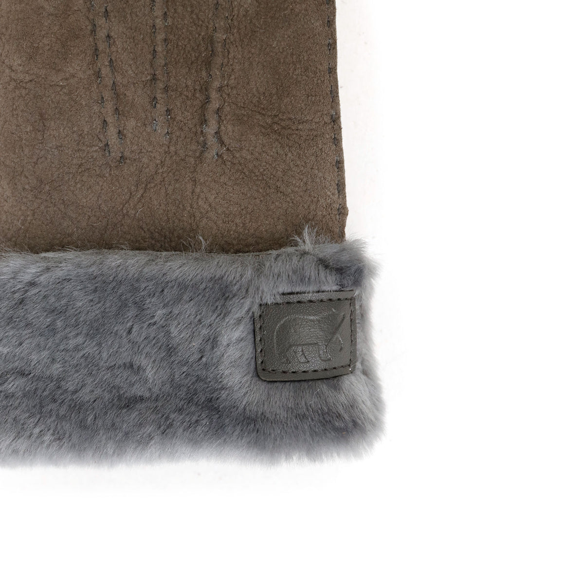 Schapenwollen dames handschoenen 'Elise' grijs