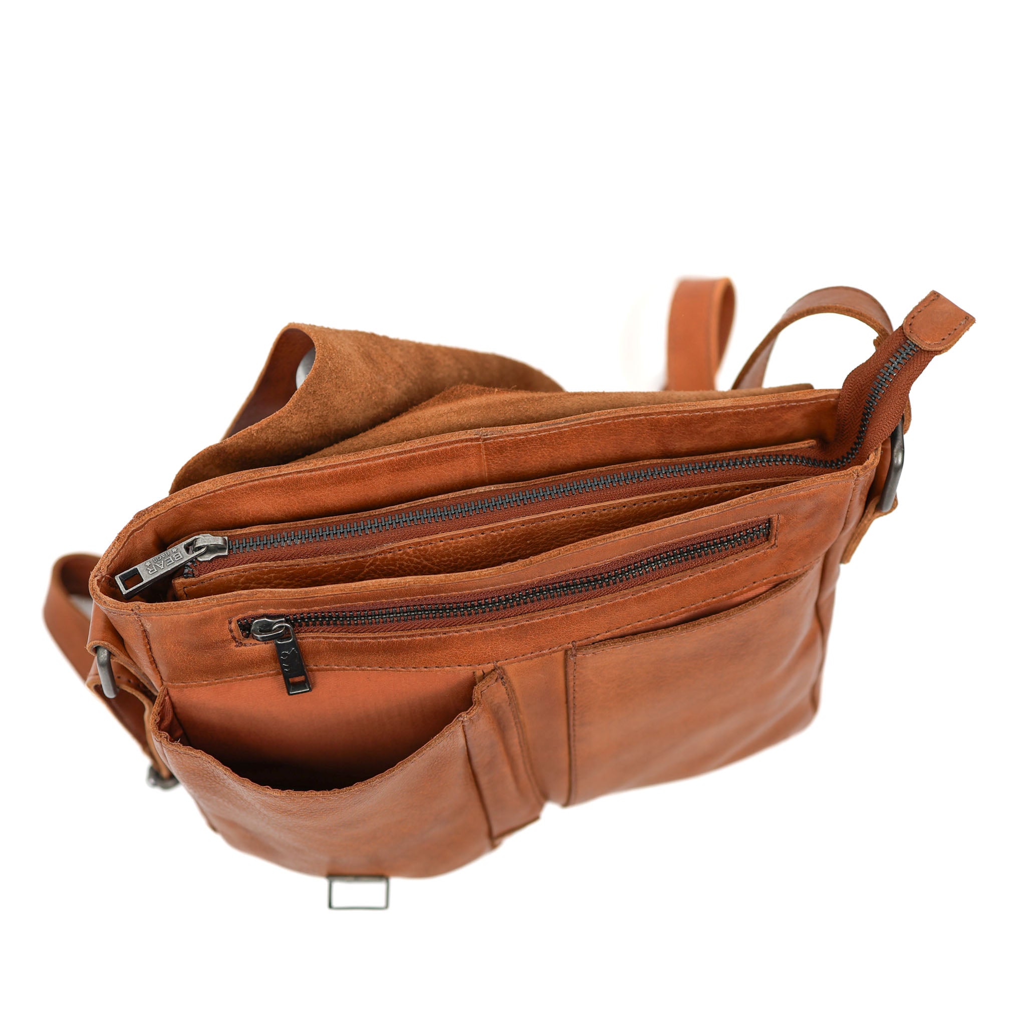 Shoulder bag 'Lauro' cognac