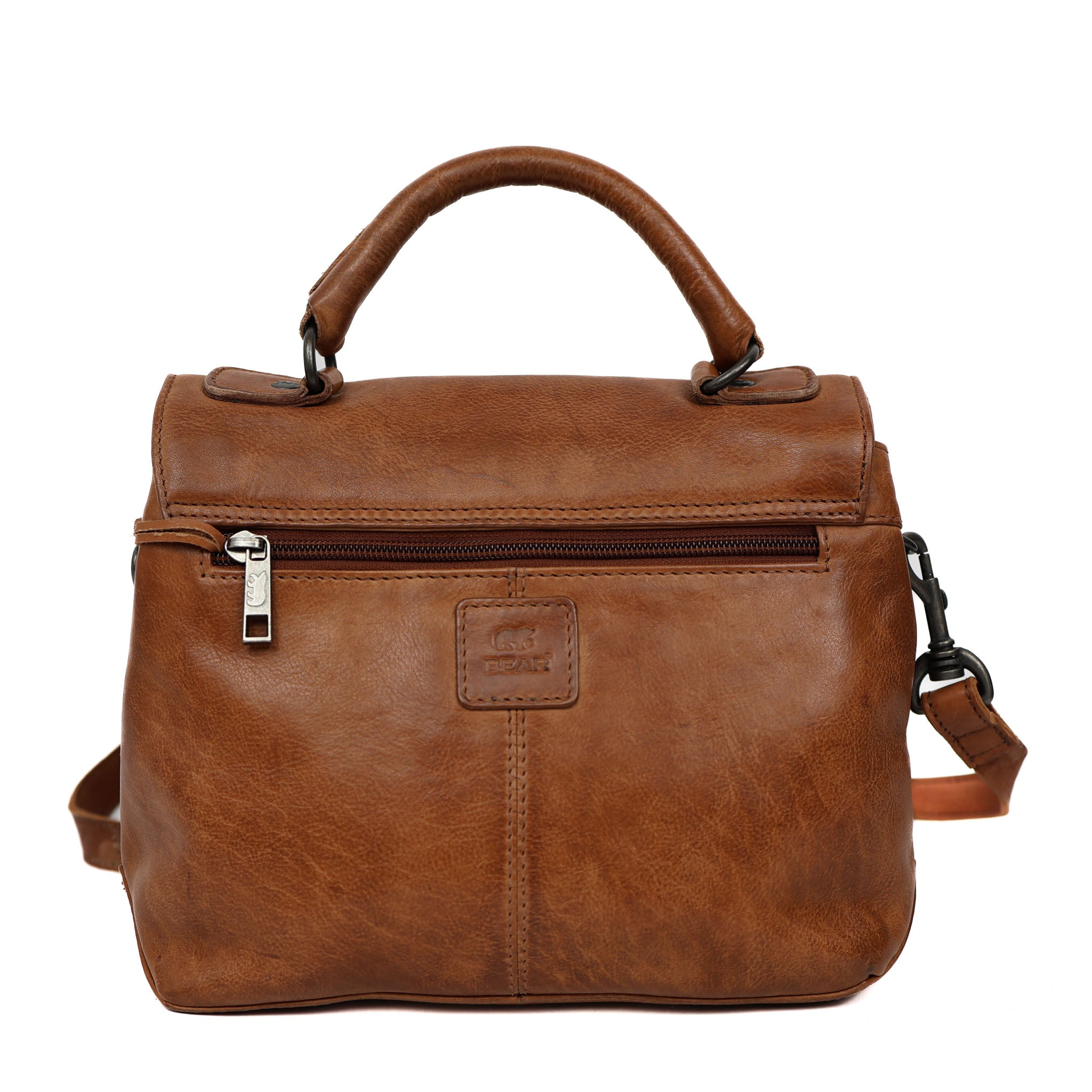 Hand-/schoudertas 'Anne' cognac