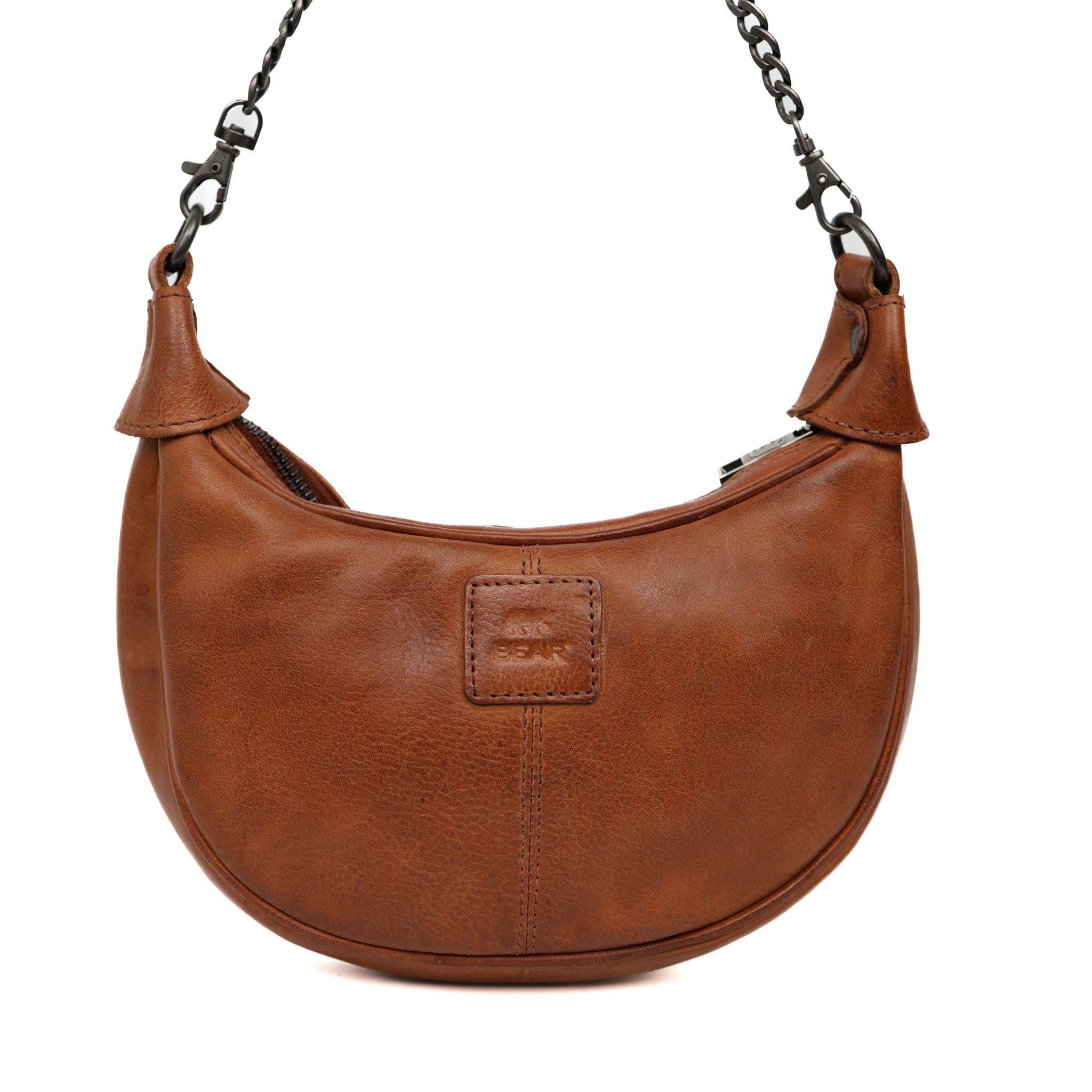 Hand-/schoudertasje met ketting 'Amira' cognac