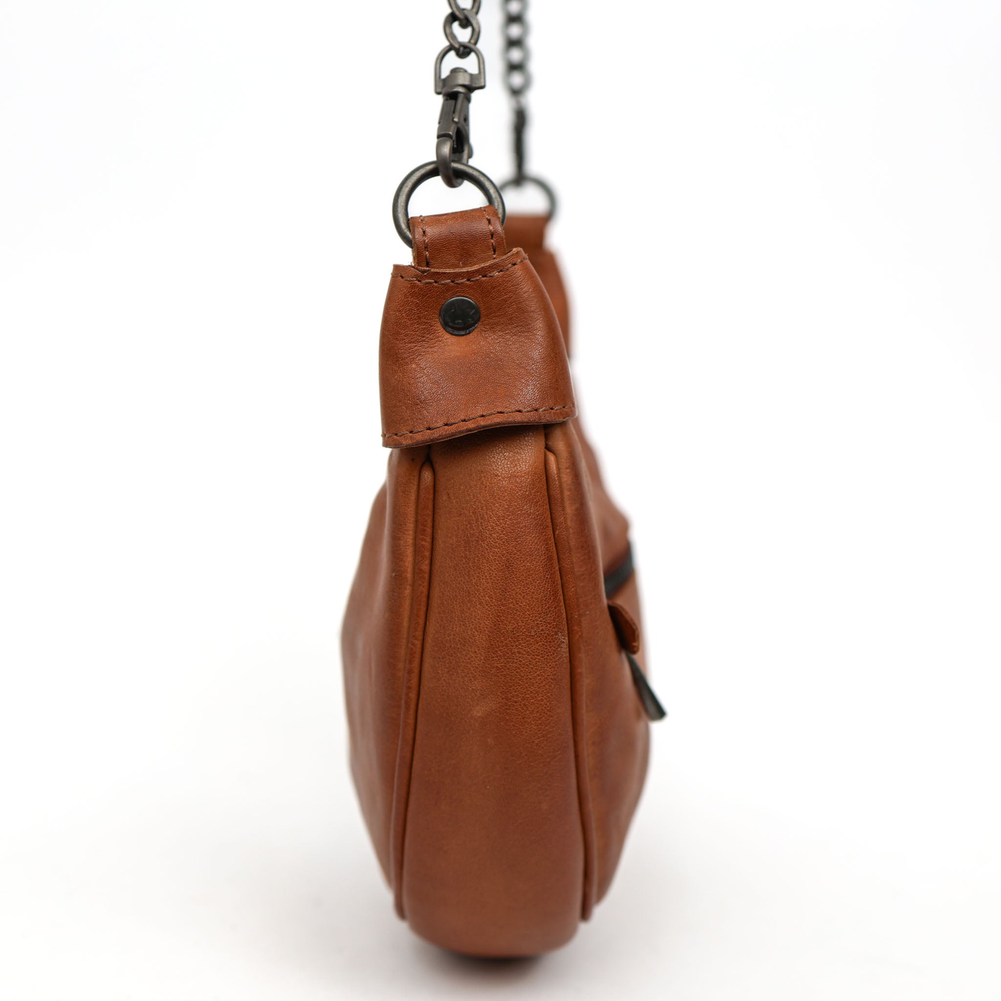 Hand-/schoudertasje met ketting 'Amira' cognac