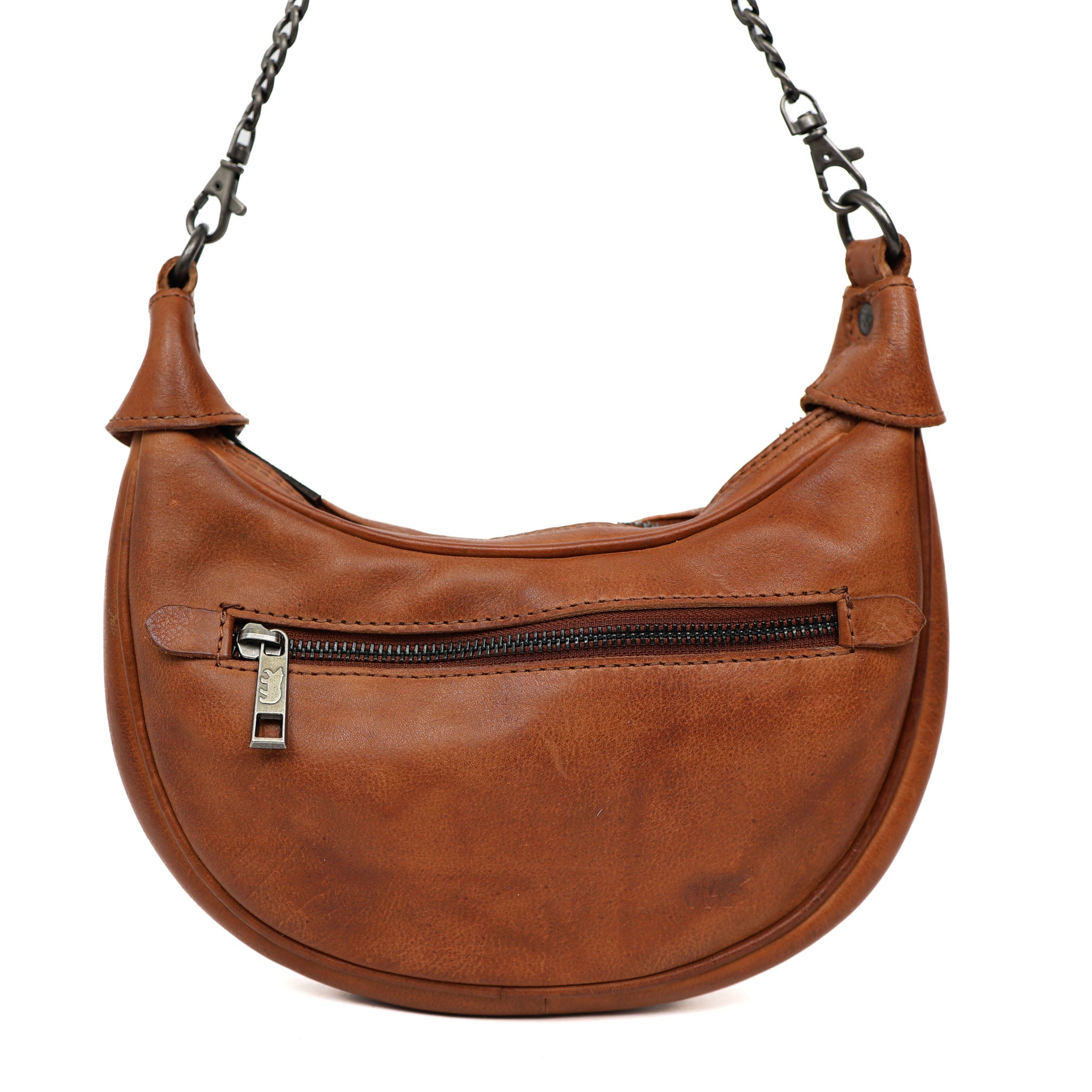 Hand-/schoudertasje met ketting 'Amira' cognac