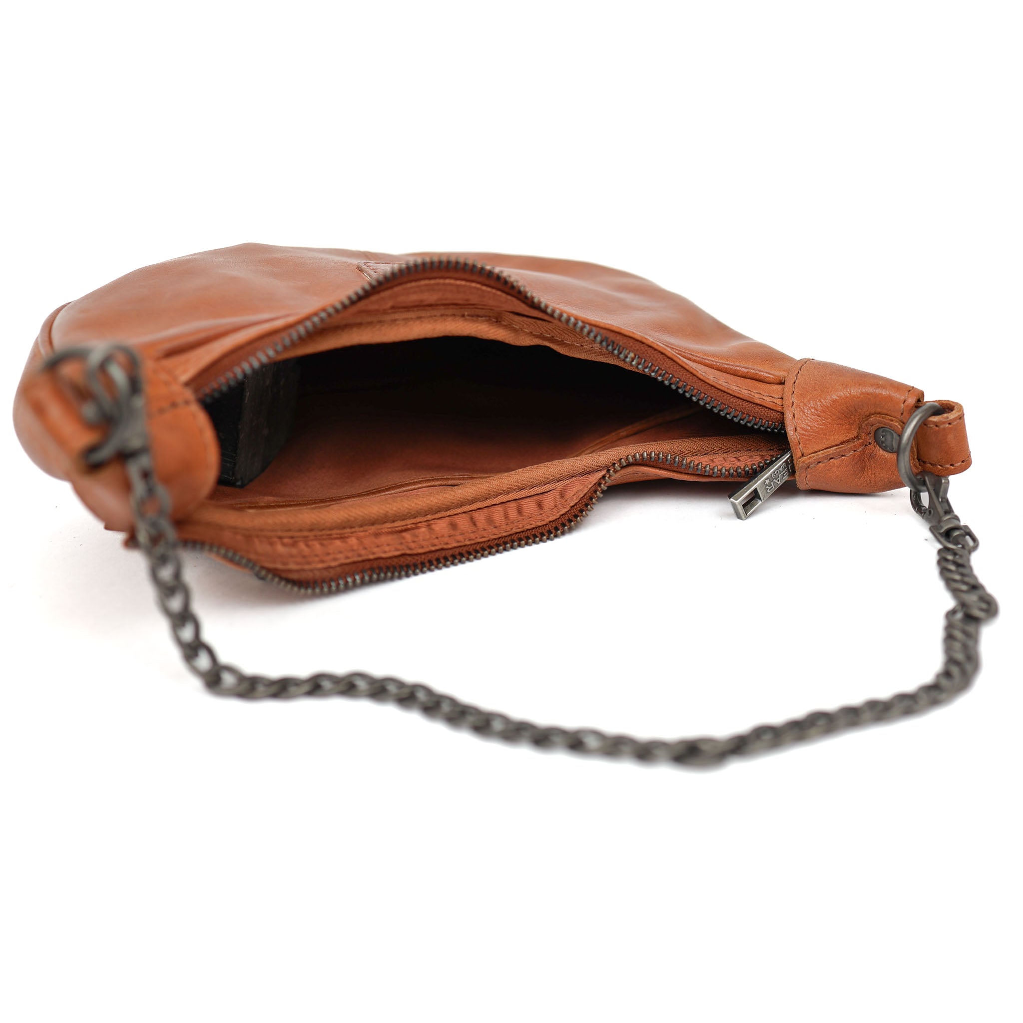 Hand-/schoudertasje met ketting 'Amira' cognac
