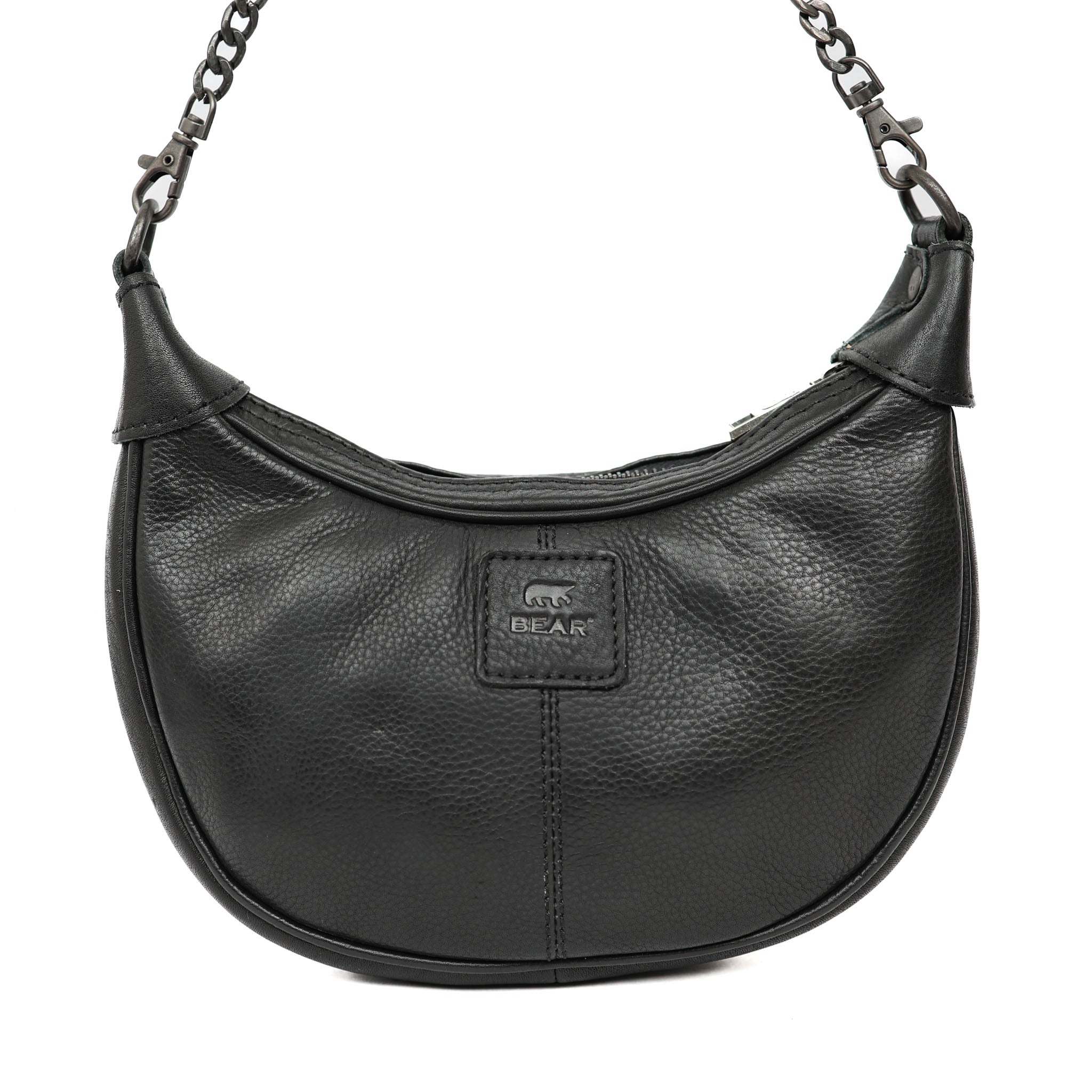 Hand/shoulderbag with chain 'Amira' black
