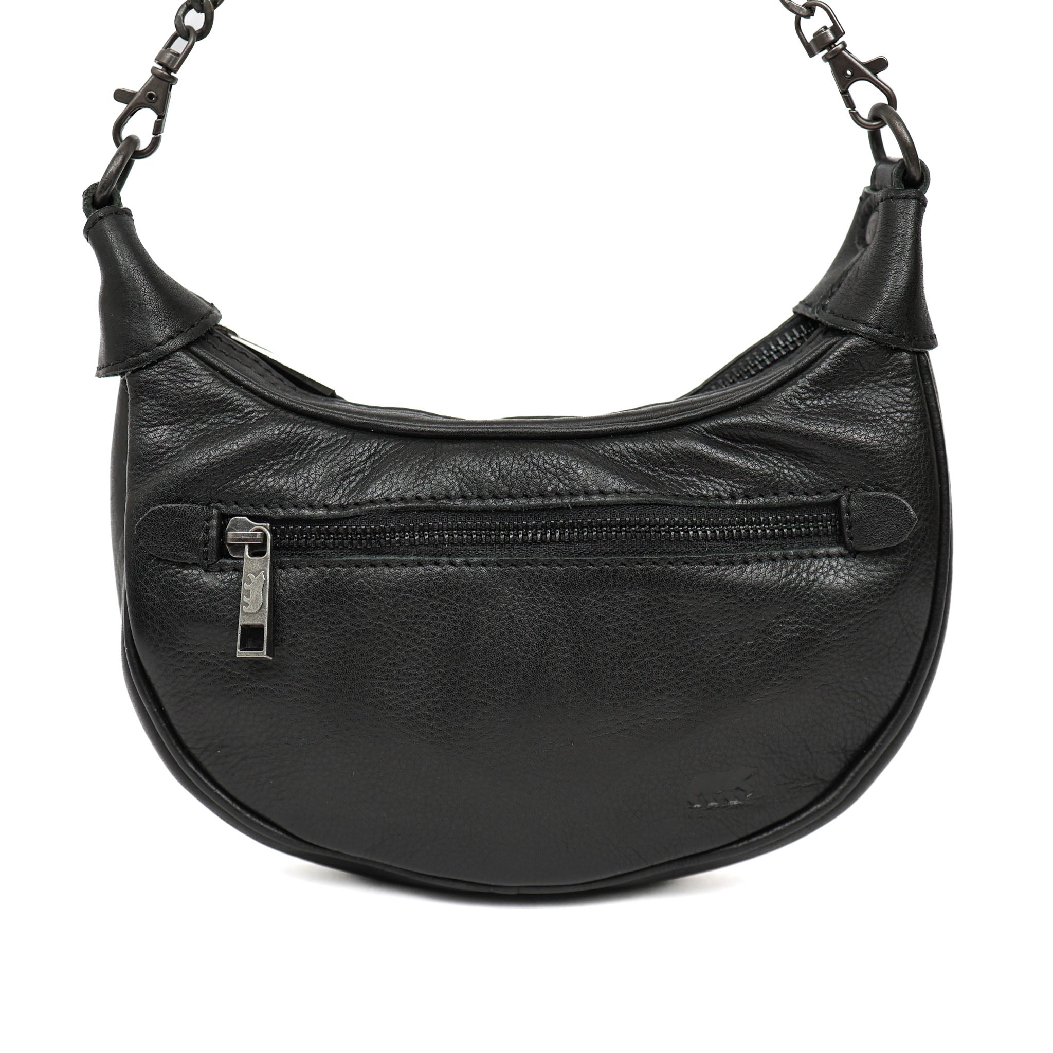 Hand/shoulderbag with chain 'Amira' black