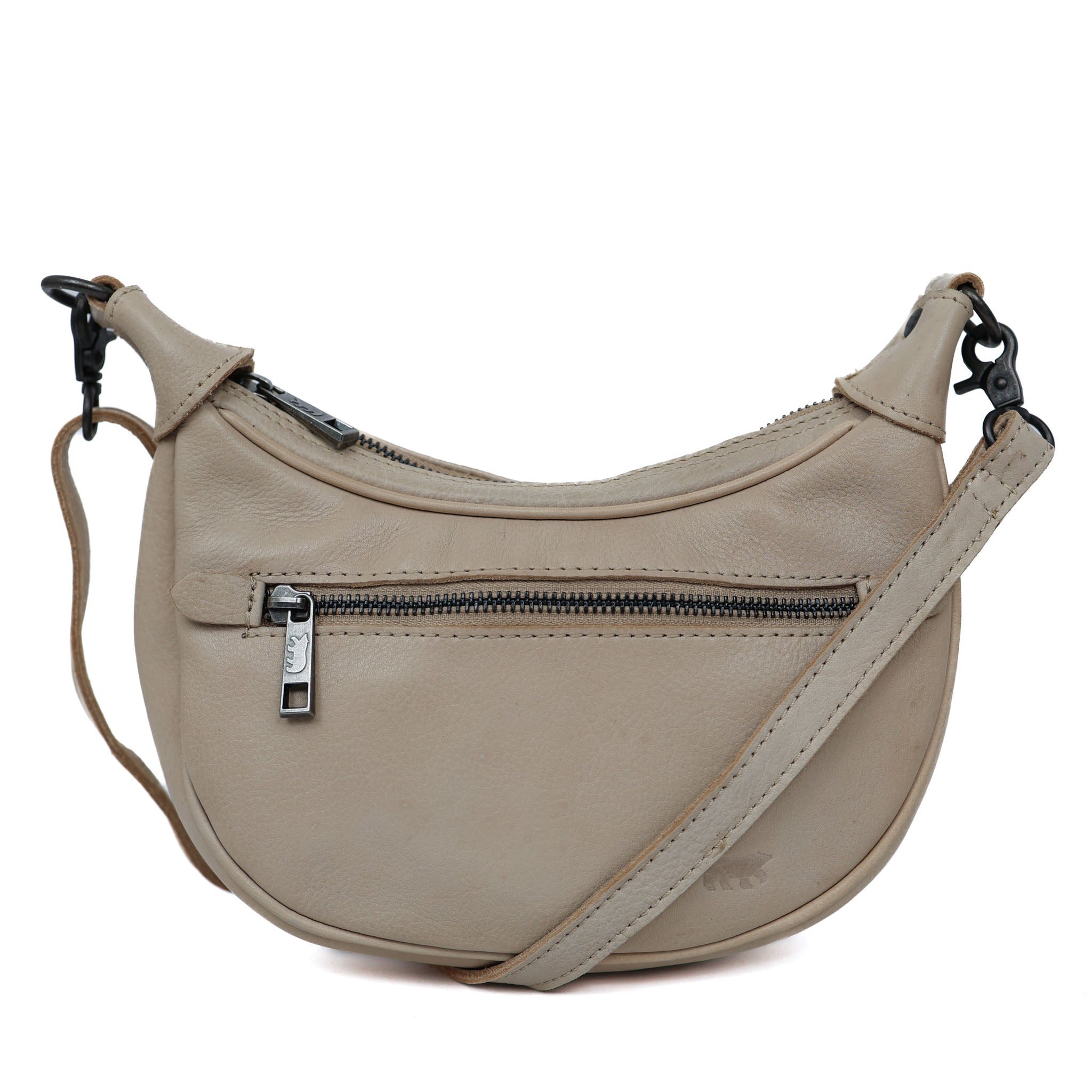 Hand/shoulderbag with chain 'Amira' feather