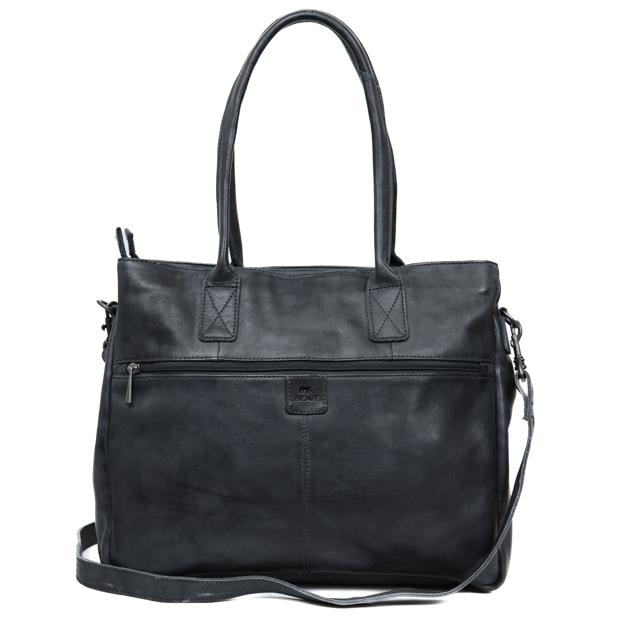 Hand-/schoudertas met laptopvak 'Maeve' donkerblauw