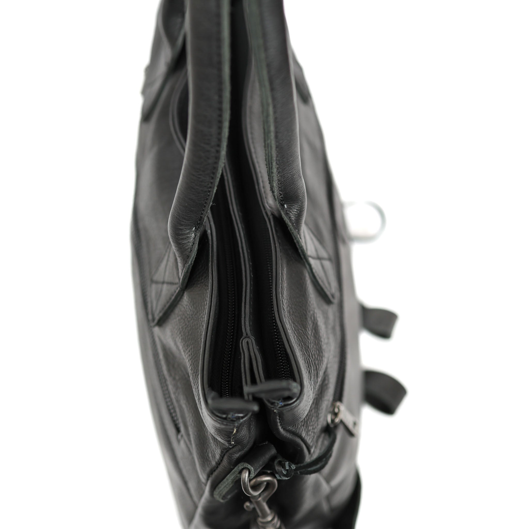 Hand/shoulderbag with laptop compartment 'Maeve' black
