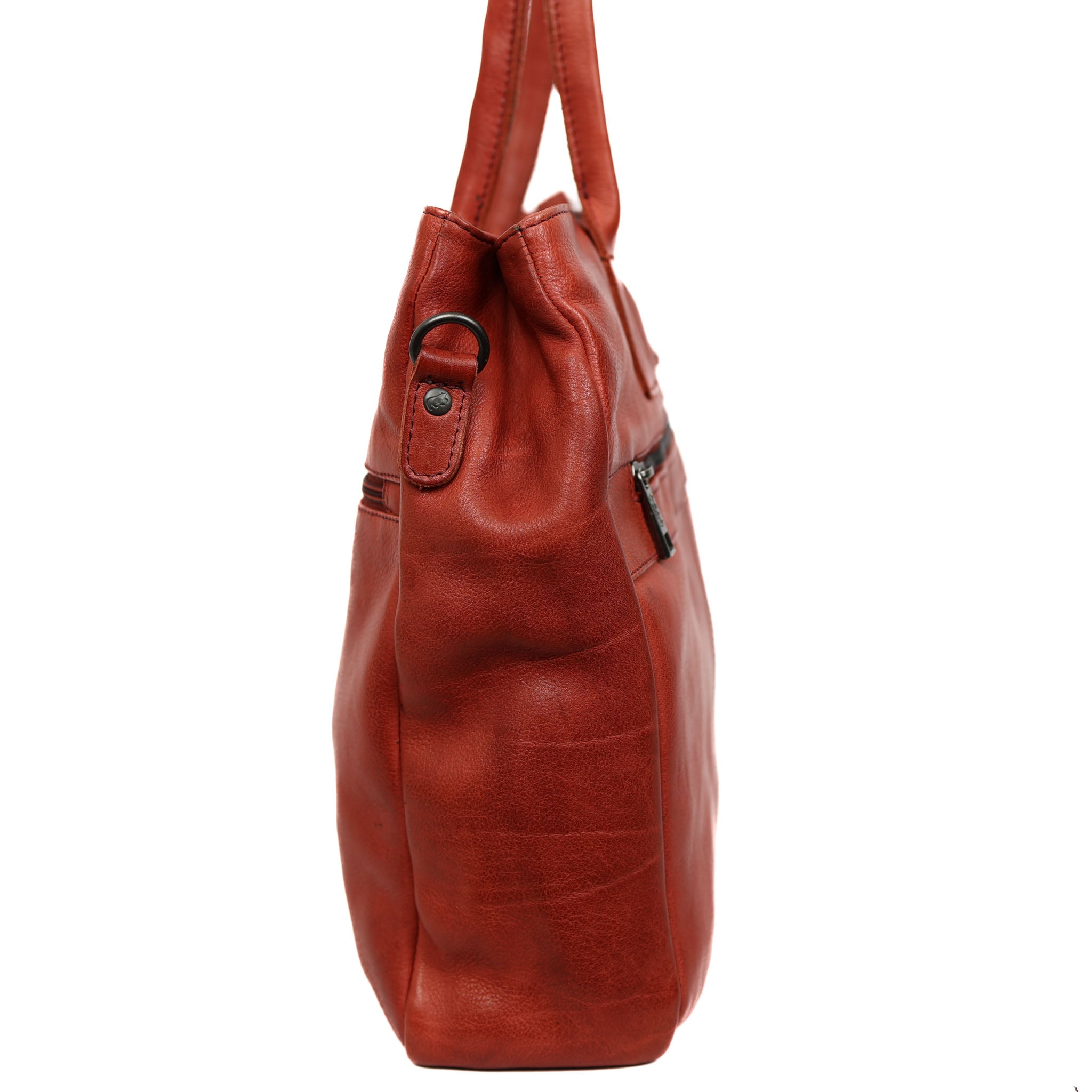 Hand/shoulderbag with laptop compartment 'Maeve' red