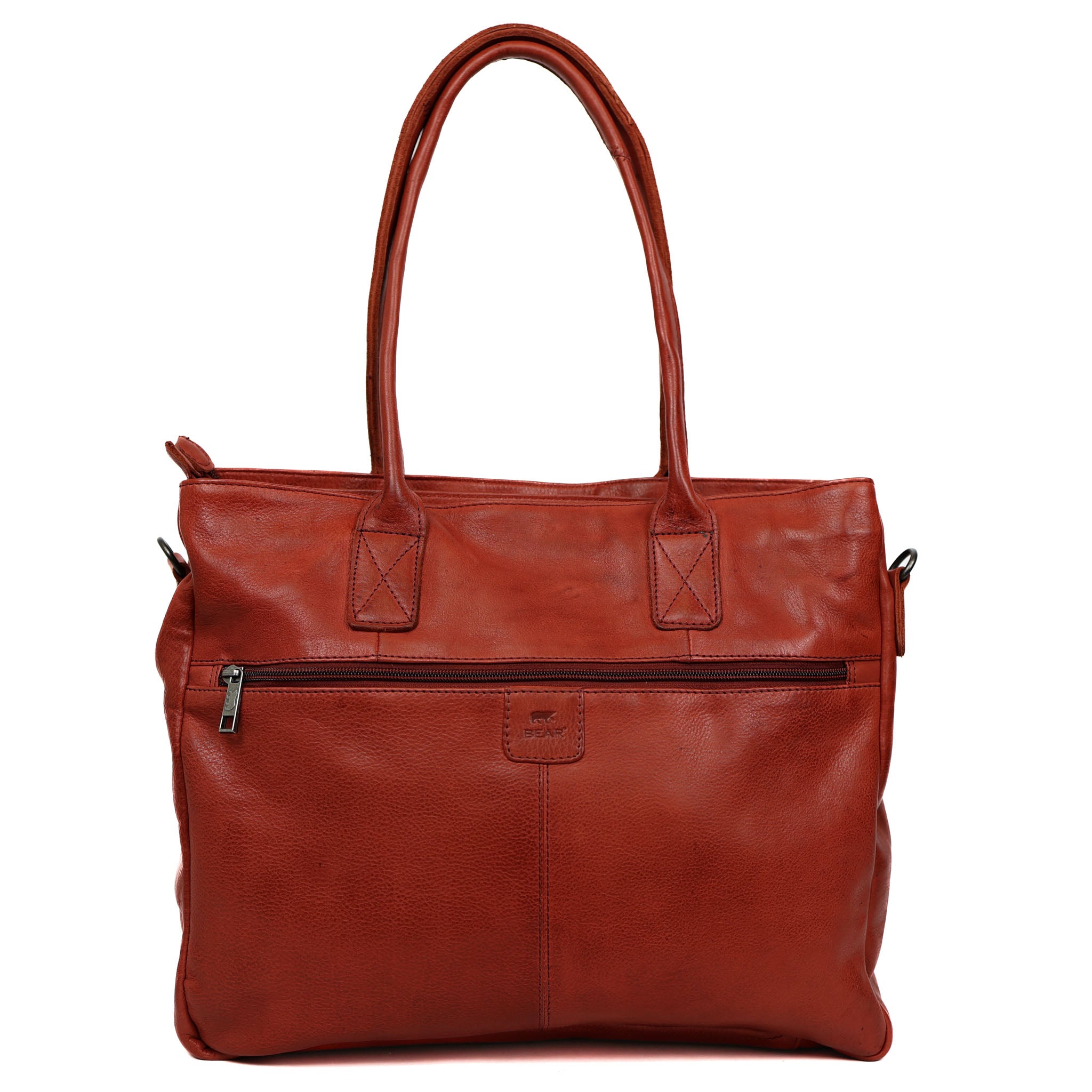 Hand/shoulderbag with laptop compartment 'Maeve' red