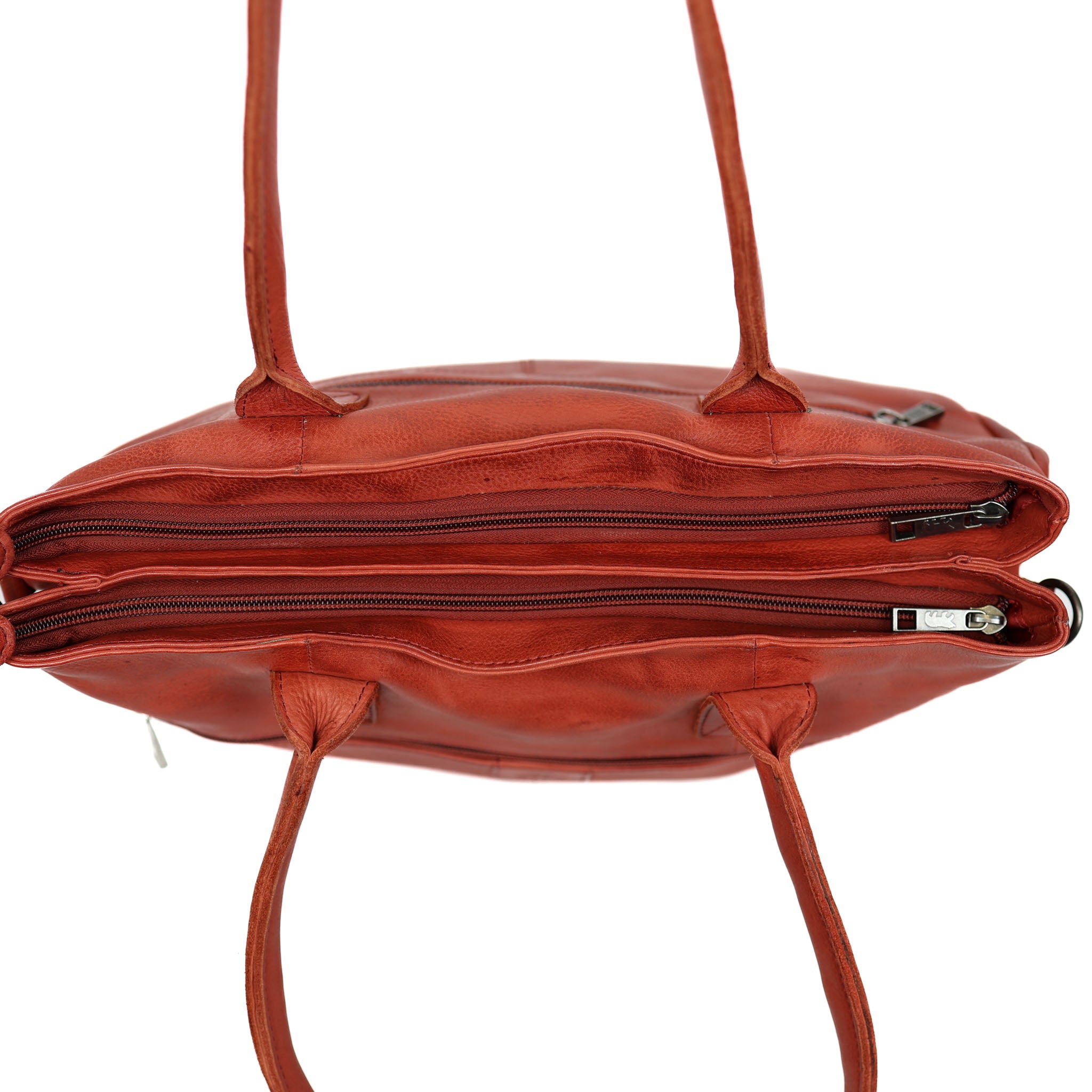 Hand/shoulderbag with laptop compartment 'Maeve' red