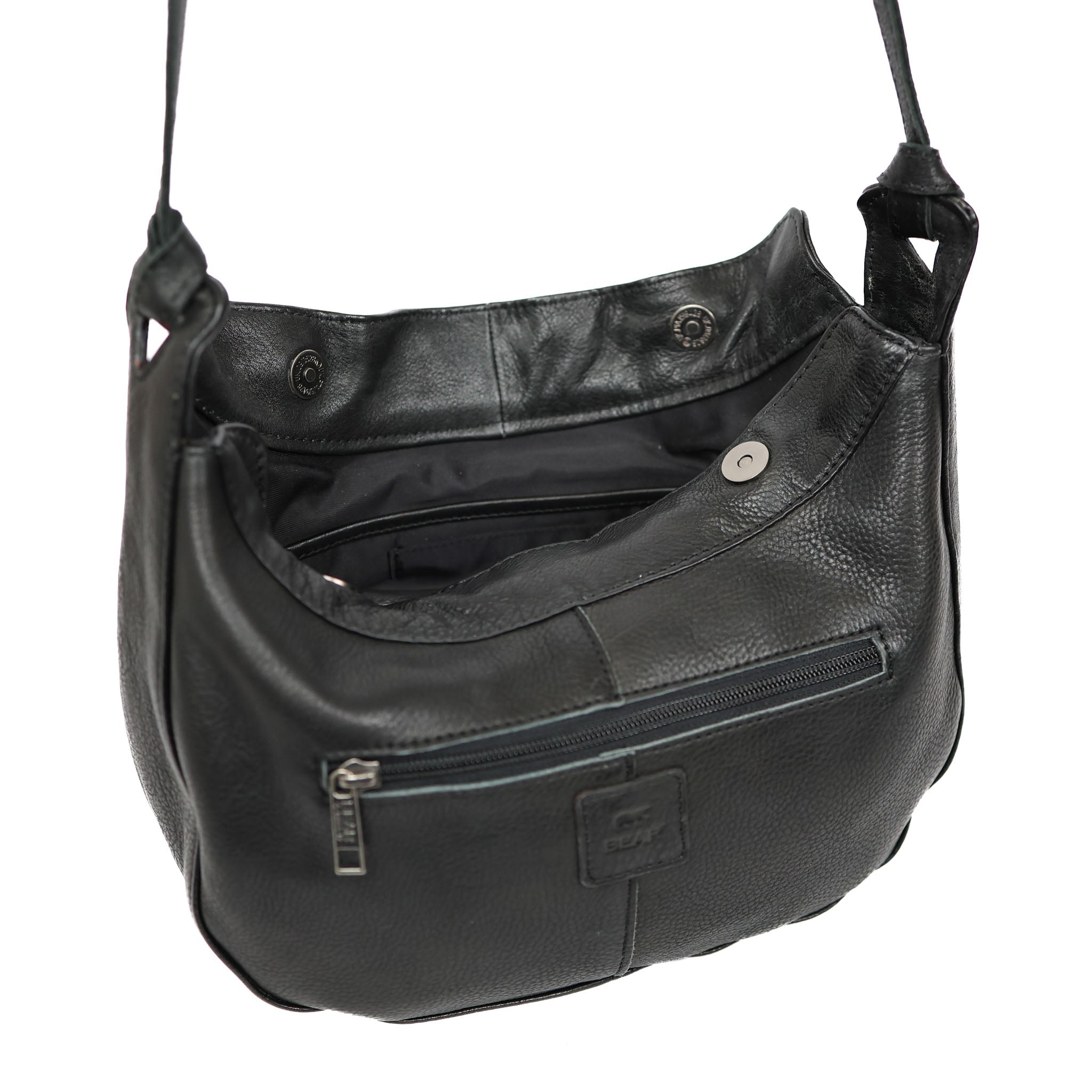 Medium size pouch bag 'Senn' black