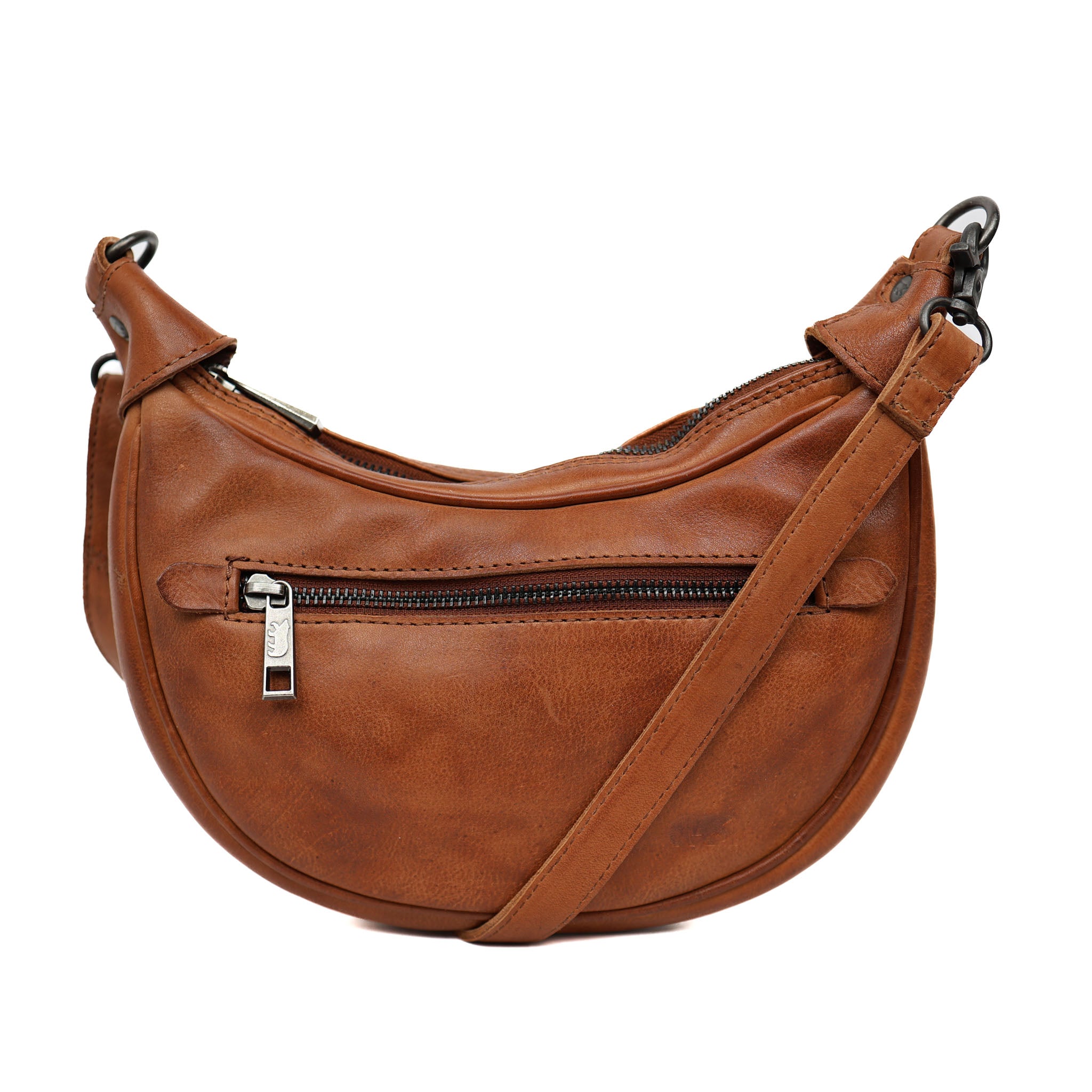 Hand-/schoudertasje met ketting 'Amira' cognac