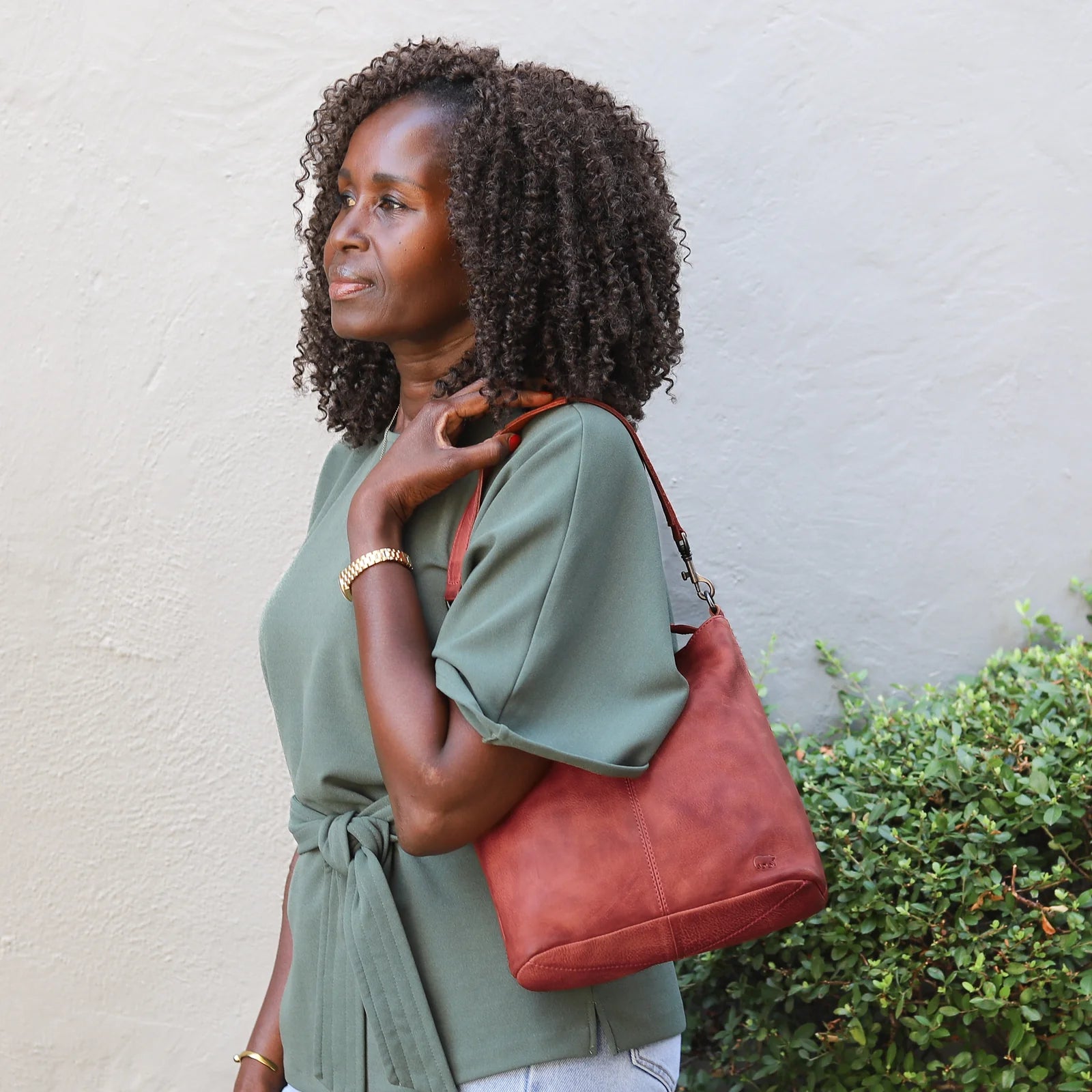 Hobo bag 'Caprica' zebra