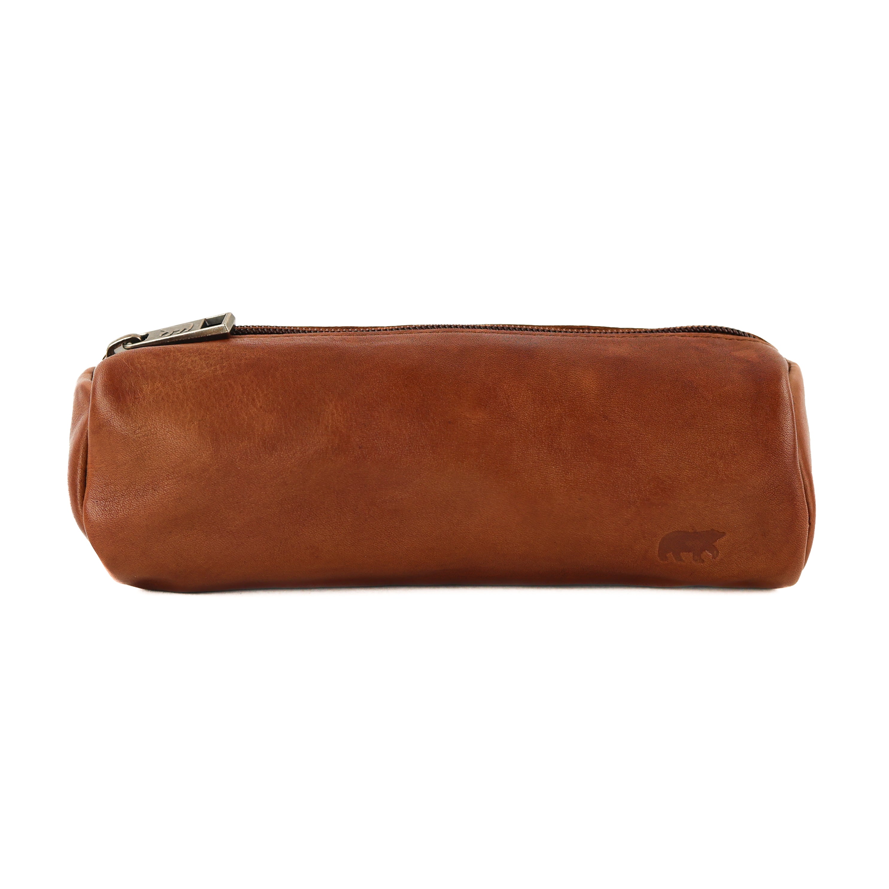 Pencil case 'Gabriel' cognac