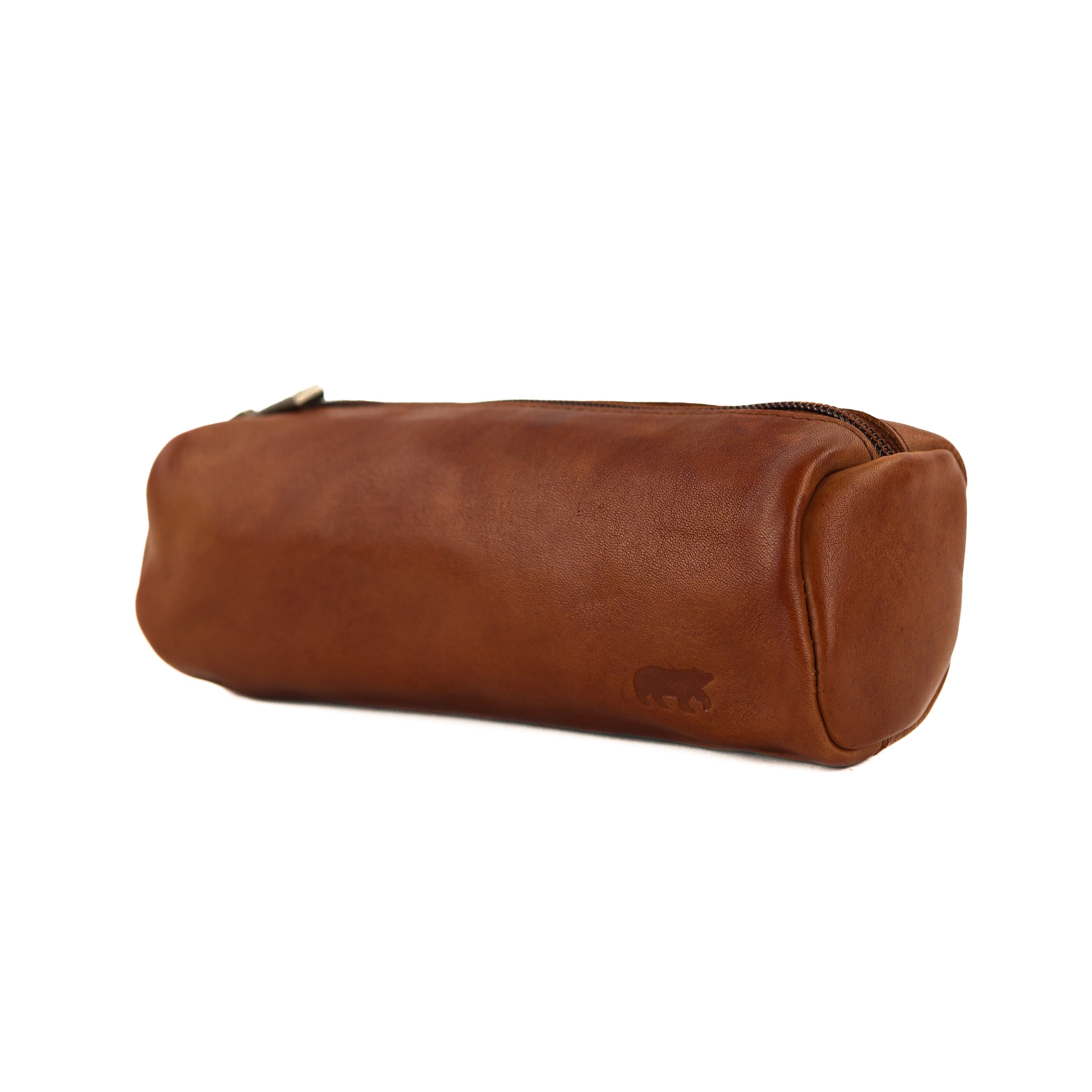 Pencil case 'Gabriel' cognac
