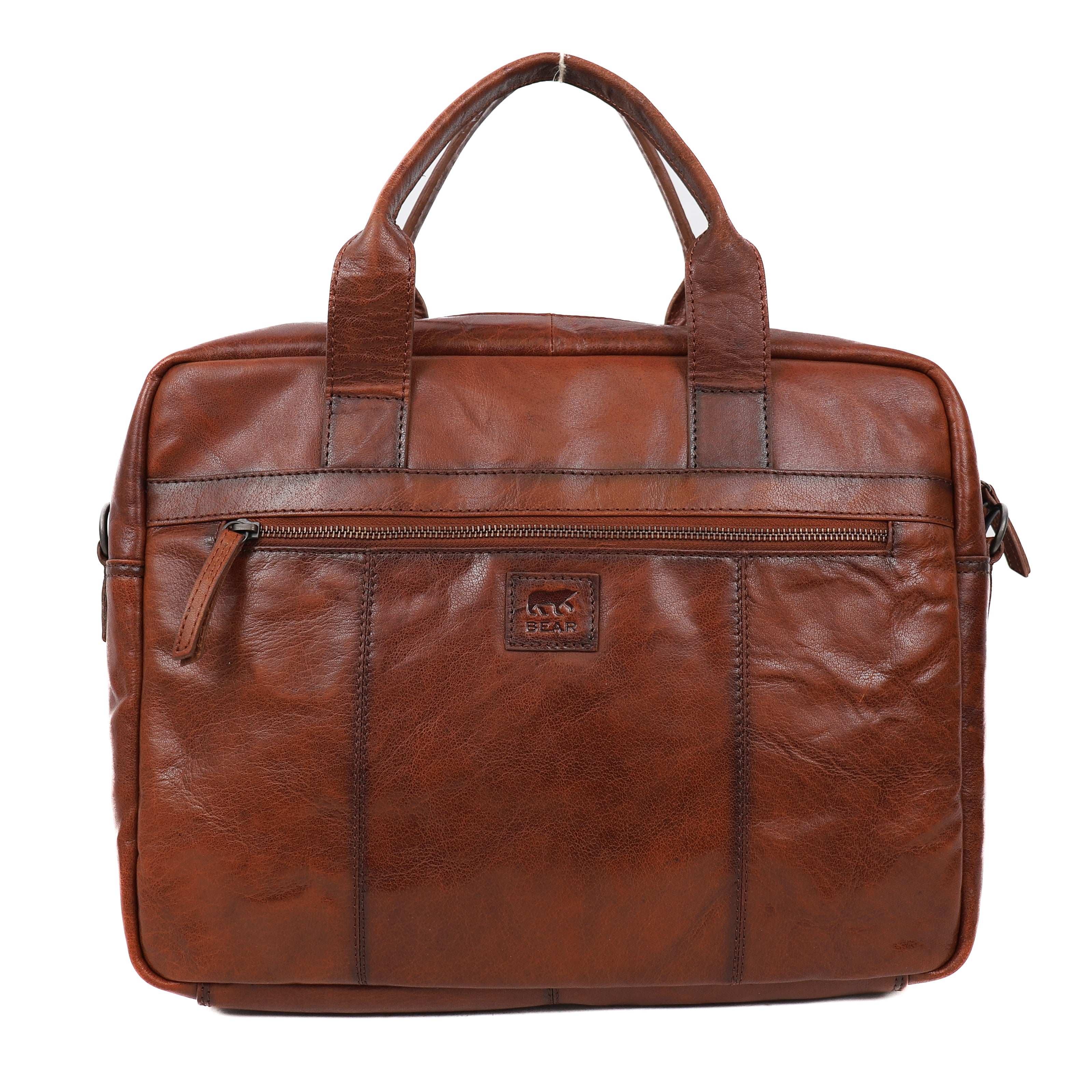 Laptoptas 'Seb' cognac