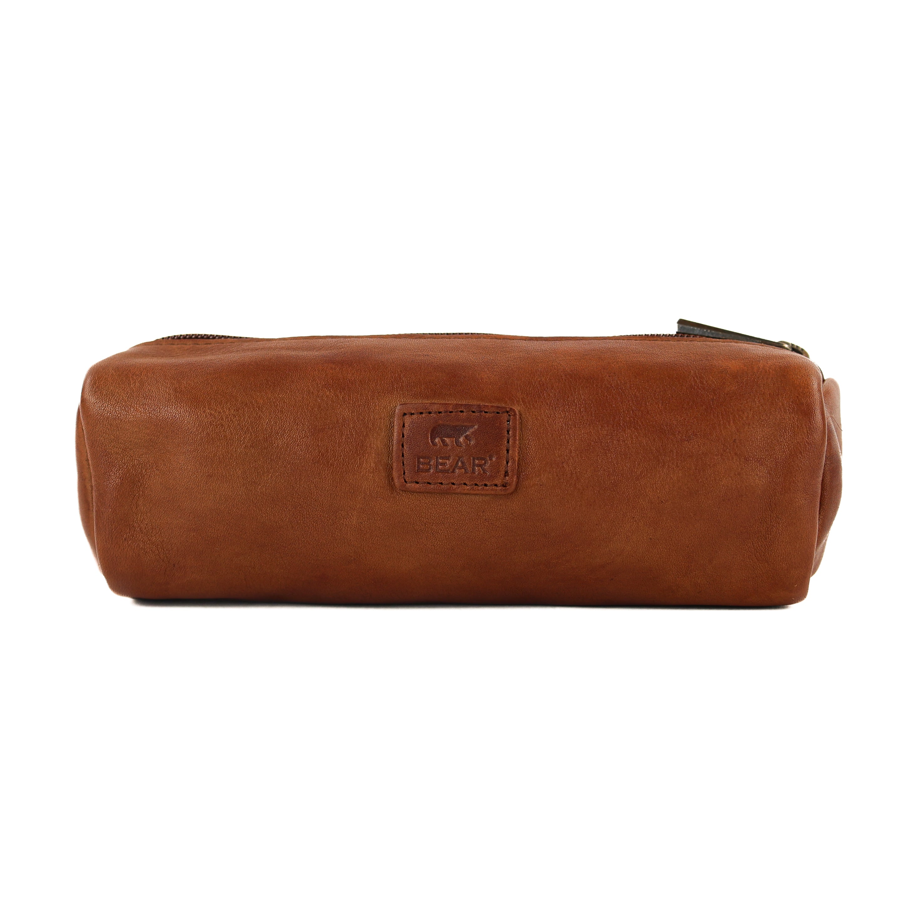 Pencil case 'Gabriel' cognac