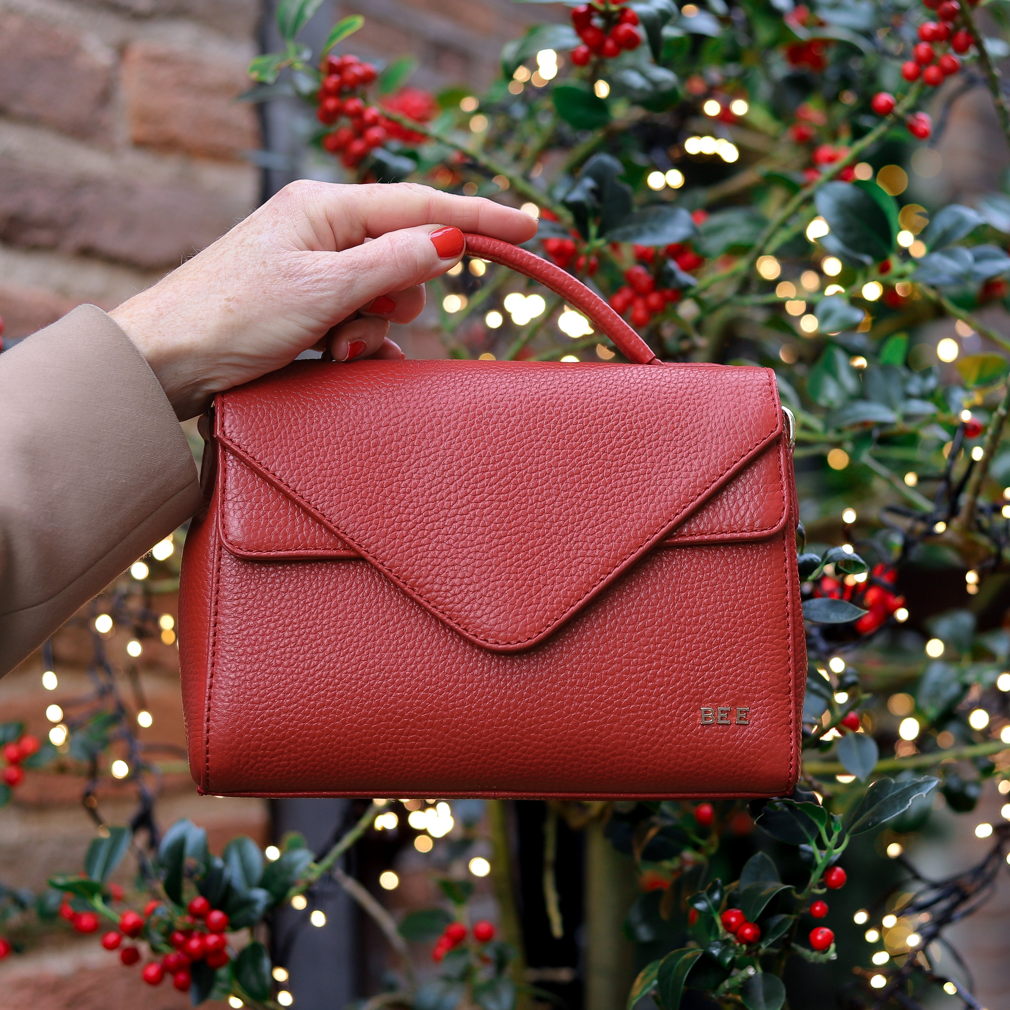 Hand-/schoudertasje 'Christy' Red