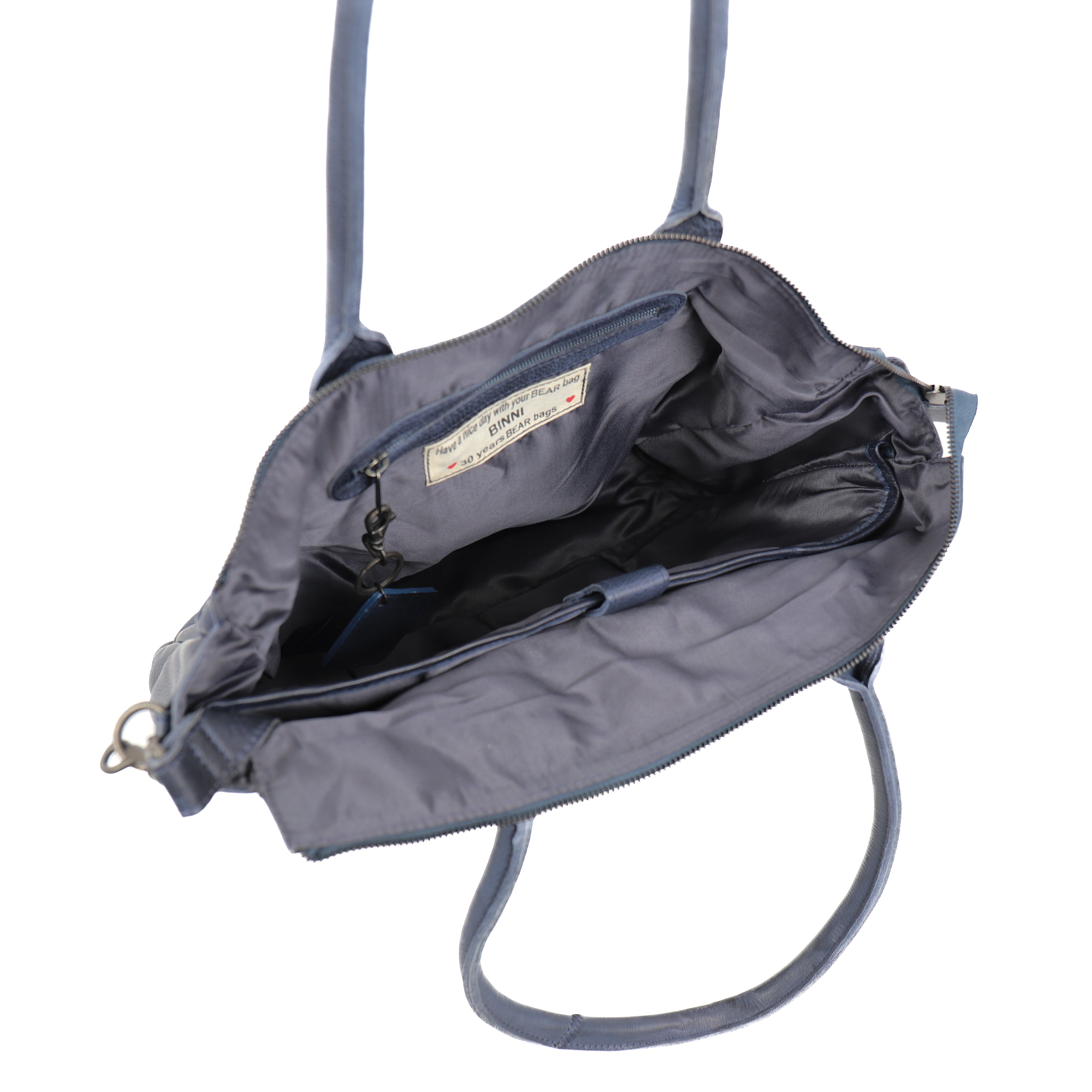 Hand/shoulder bag 'Binni' cognac - CP 1657