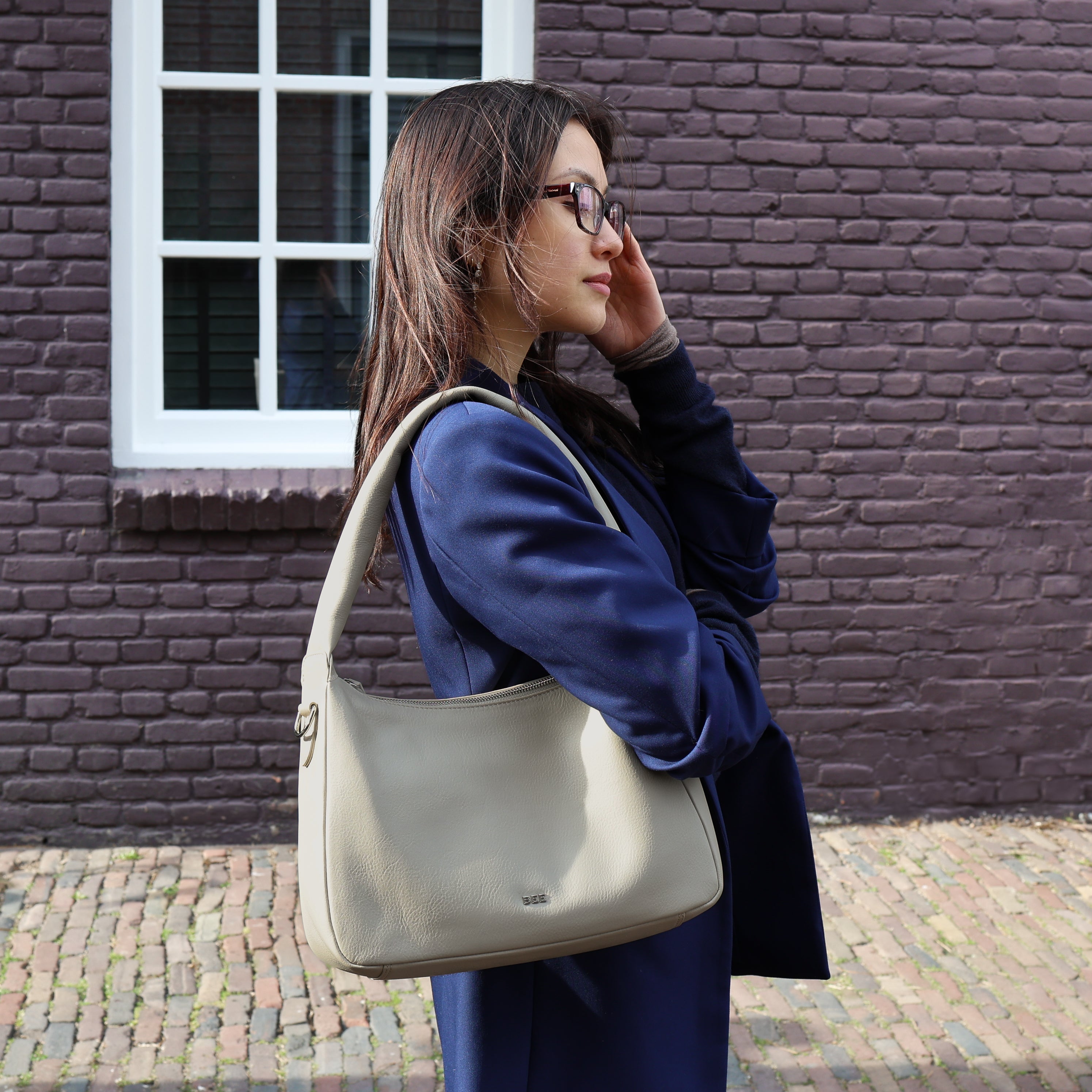 Hand/shoulder bag 'Abby' Bordeaux