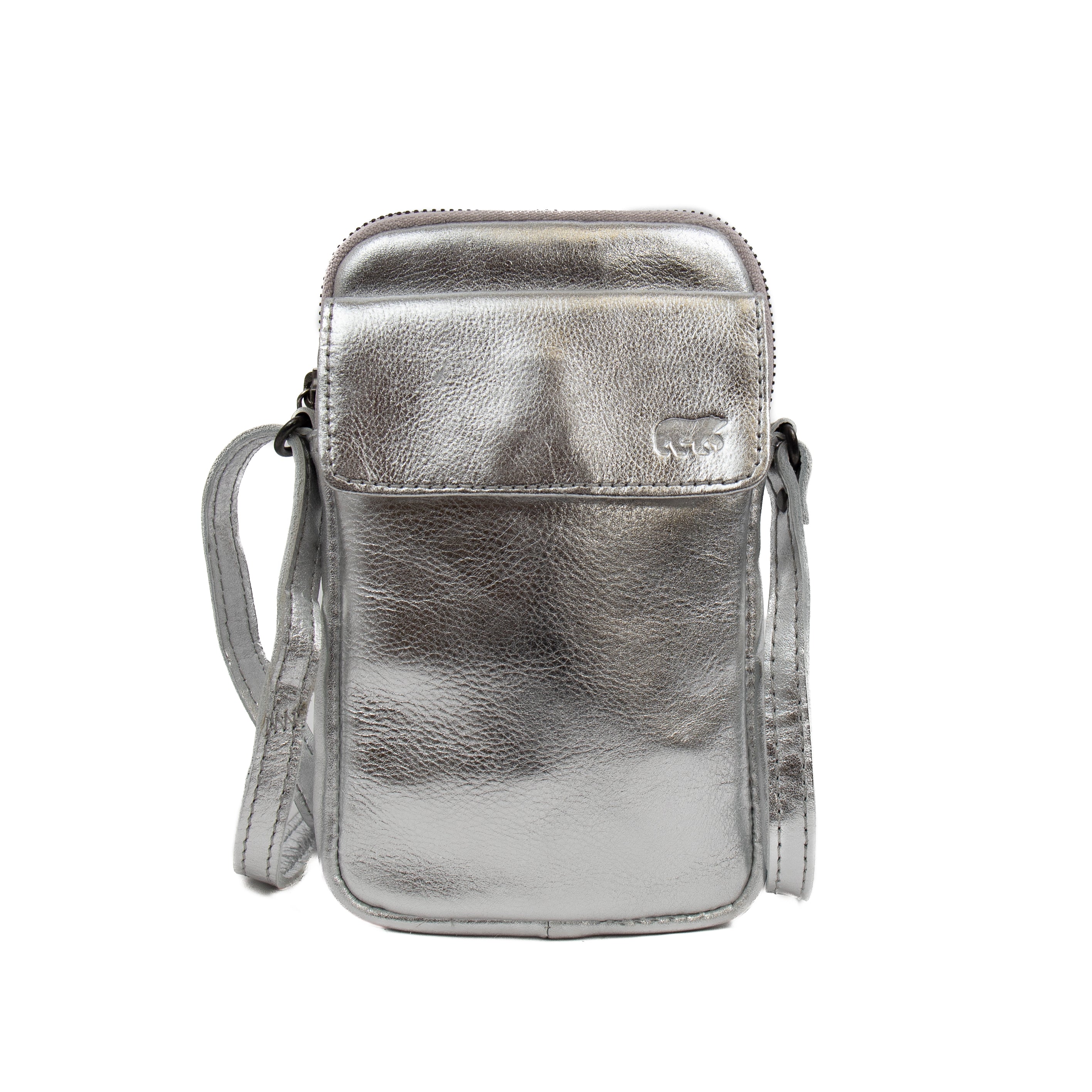 Phone bag 'Igor' silver