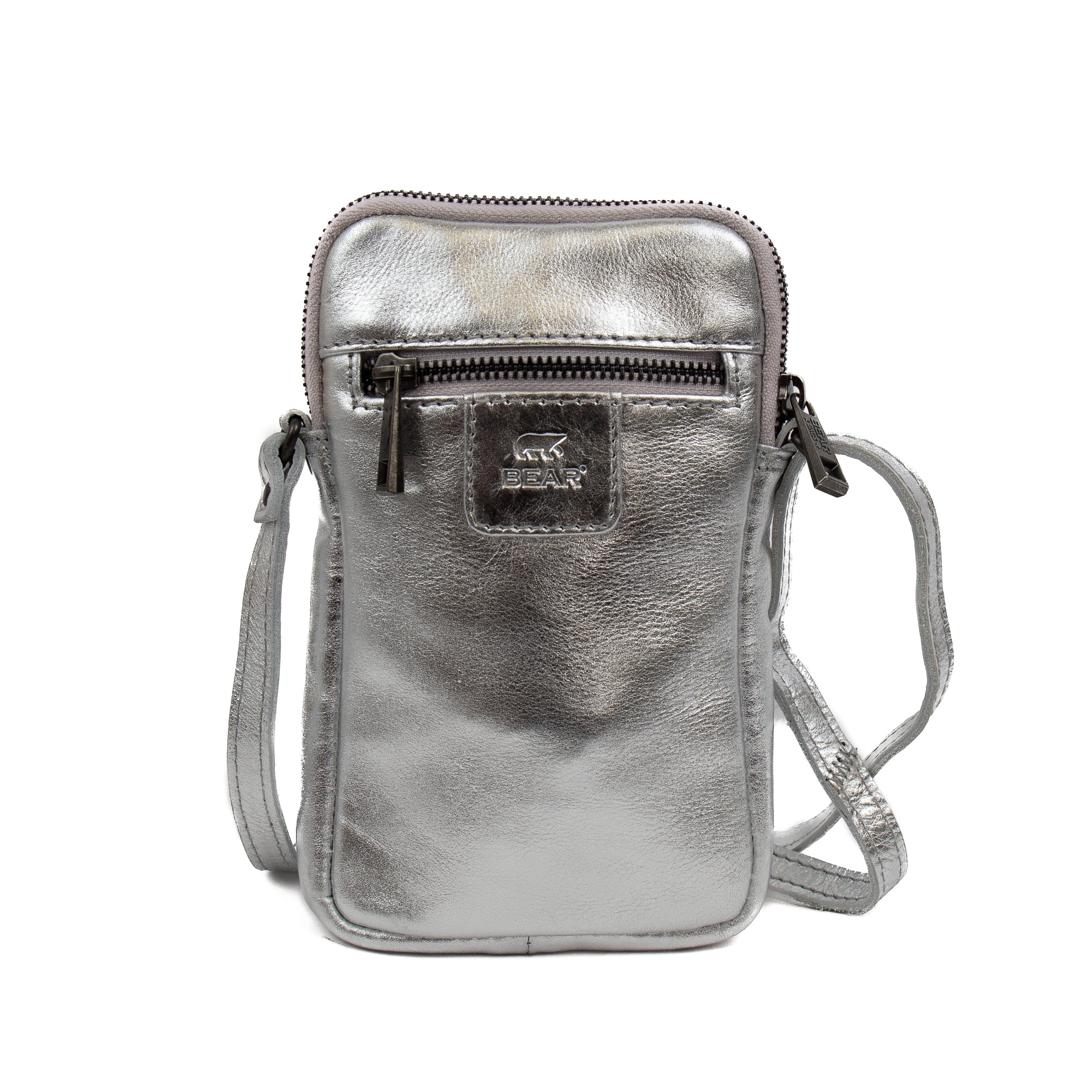 Phone bag 'Igor' silver