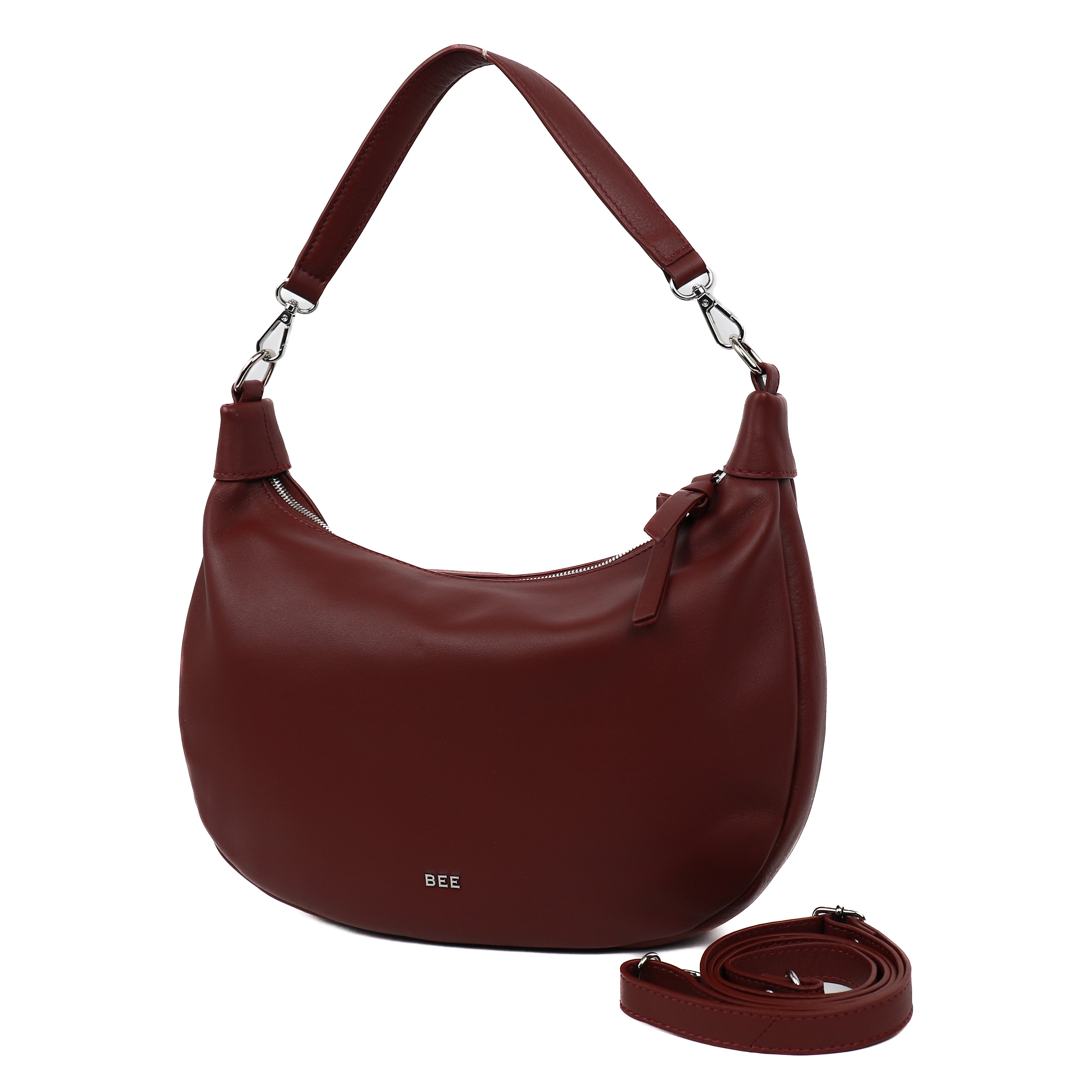 Hand/shoulder bag 'Lonny' Bordeaux
