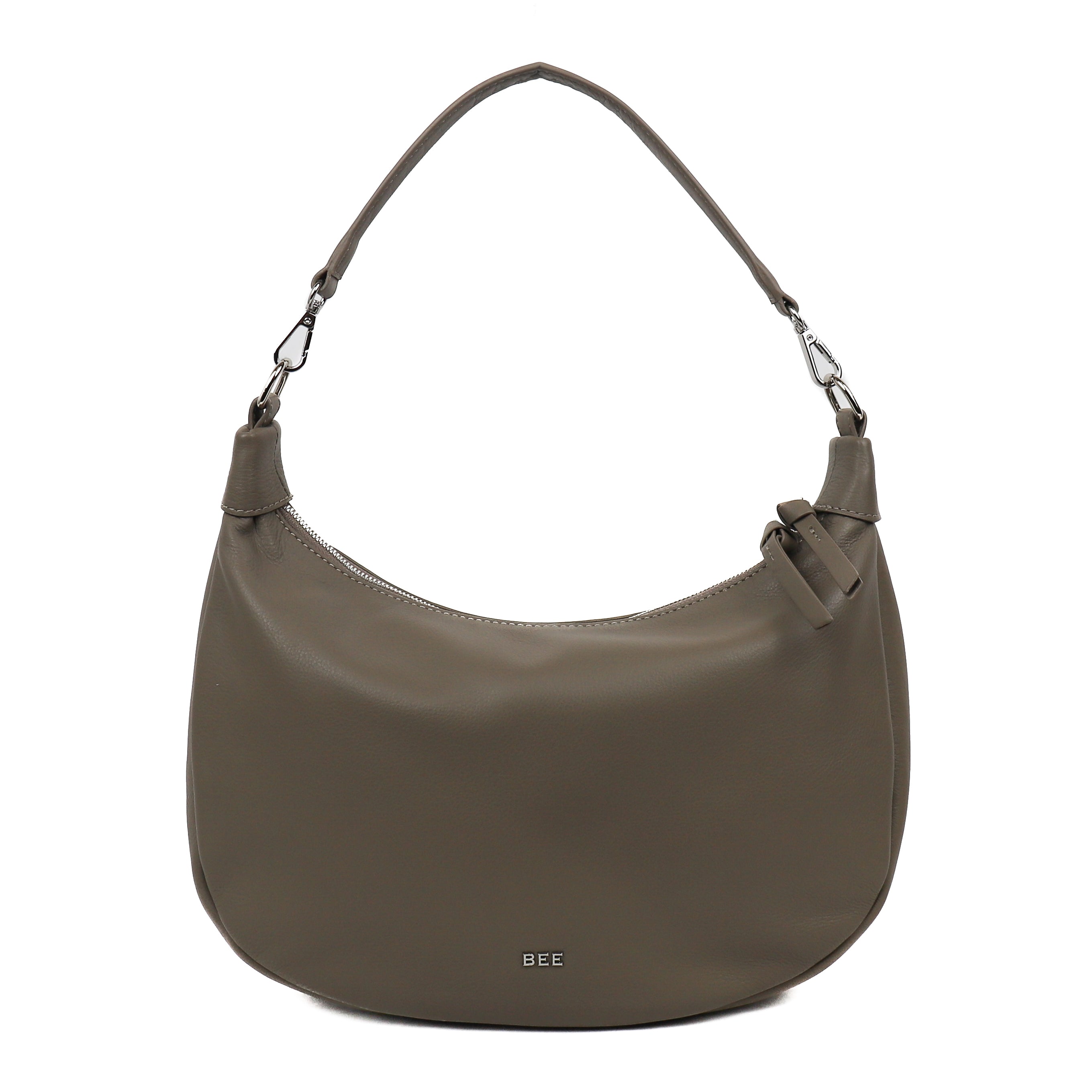 Hand/shoulder bag 'Lonny' Silver Mink