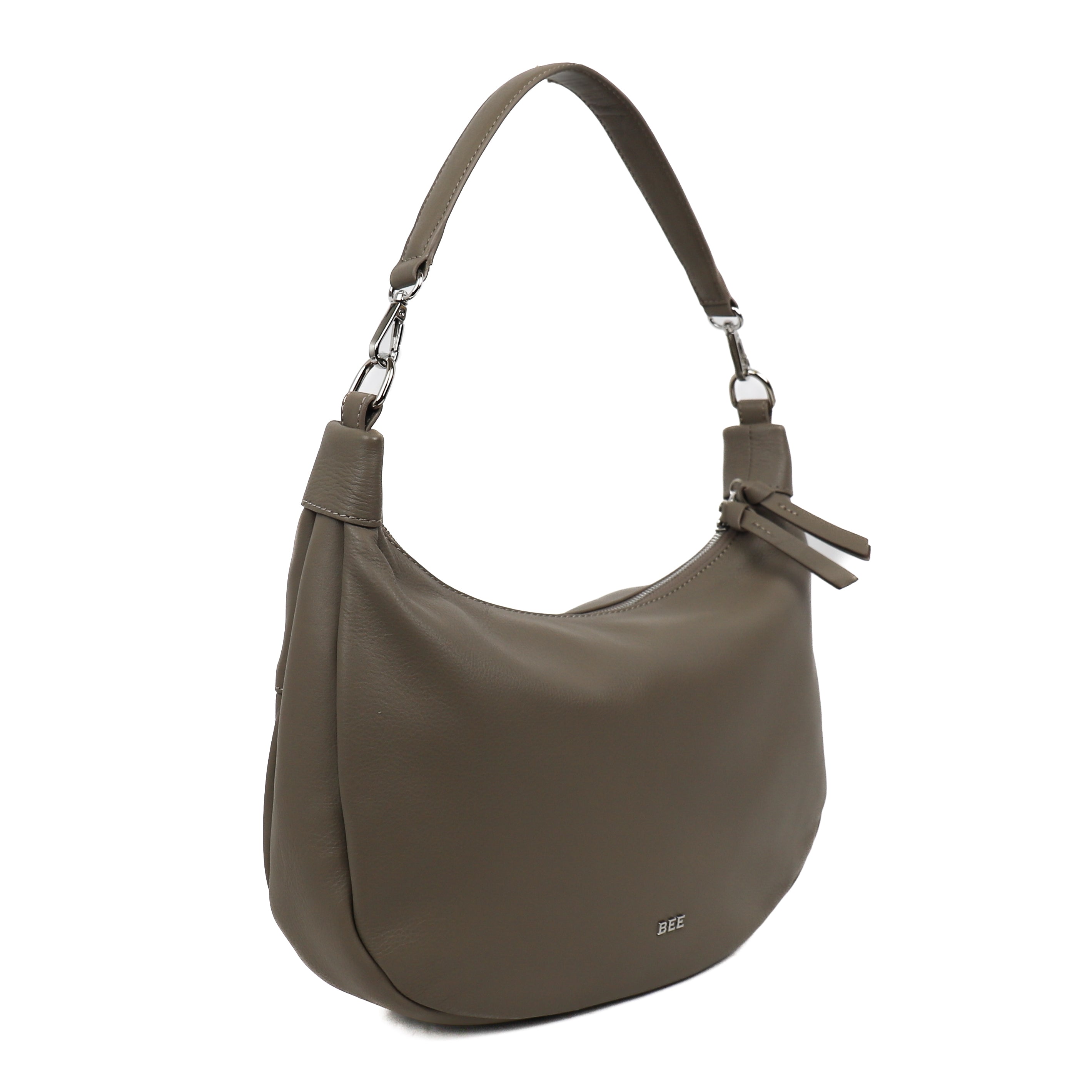 Hand/shoulder bag 'Lonny' Silver Mink