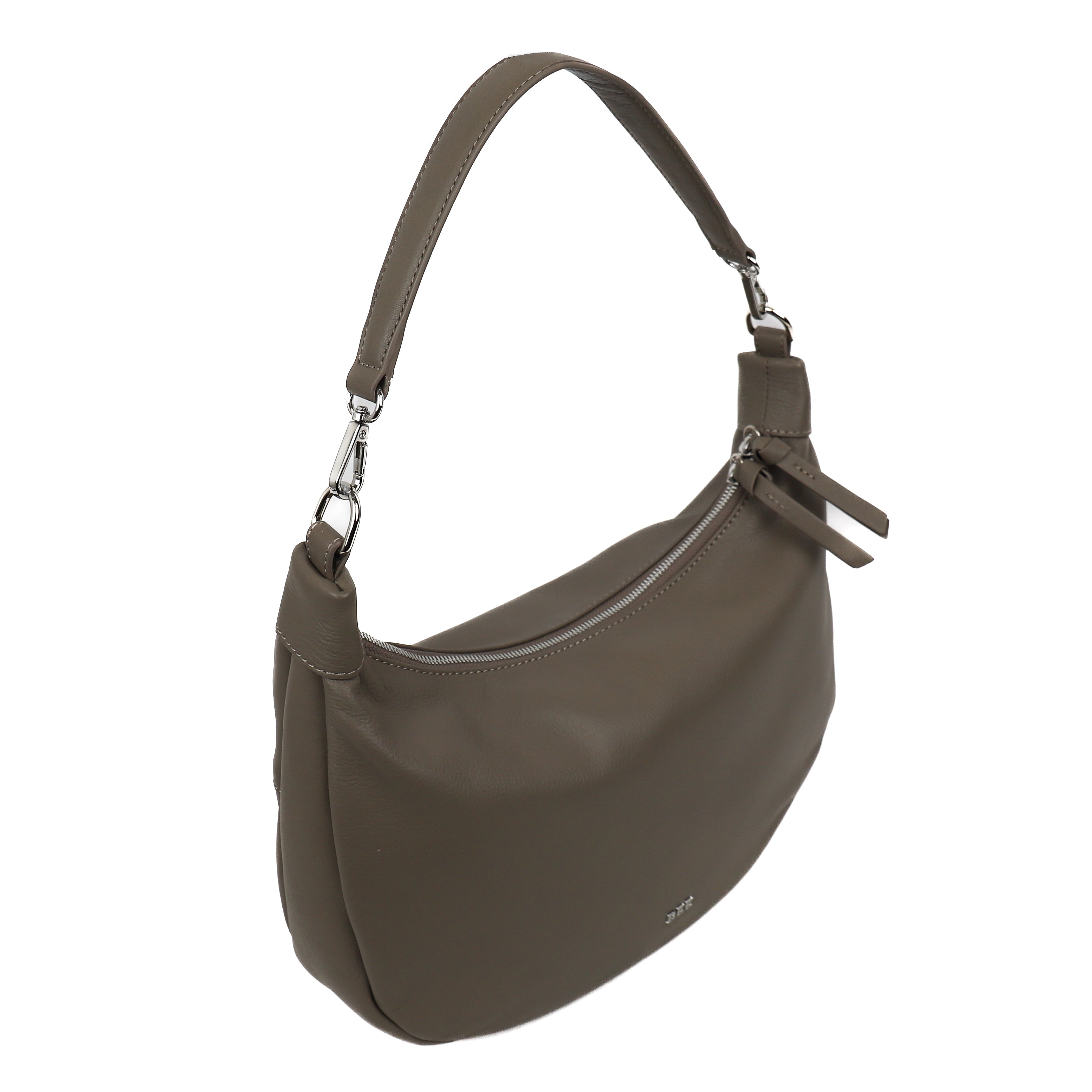 Hand/shoulder bag 'Lonny' Silver Mink