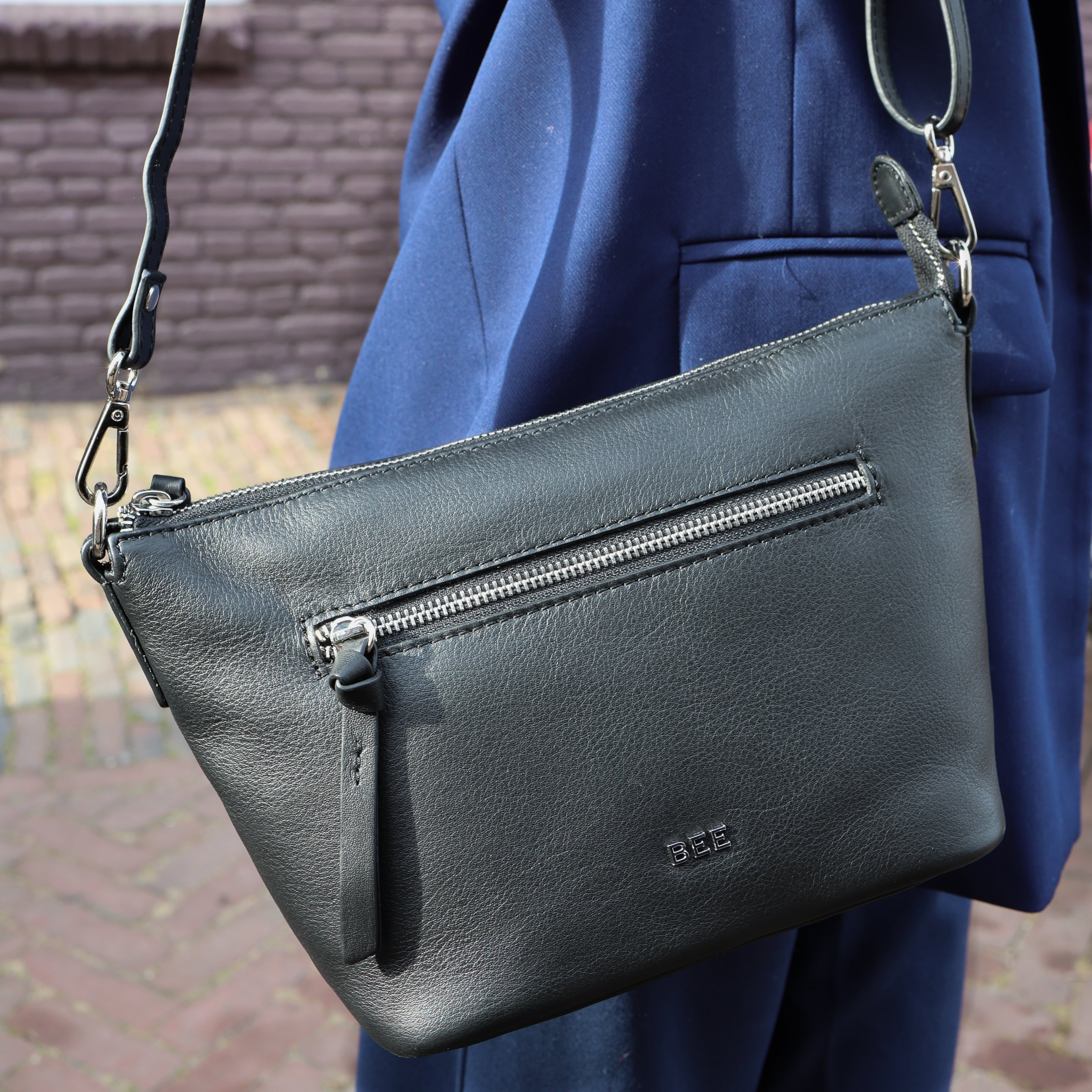 Schoudertasje 'Lucy' Silver Mink