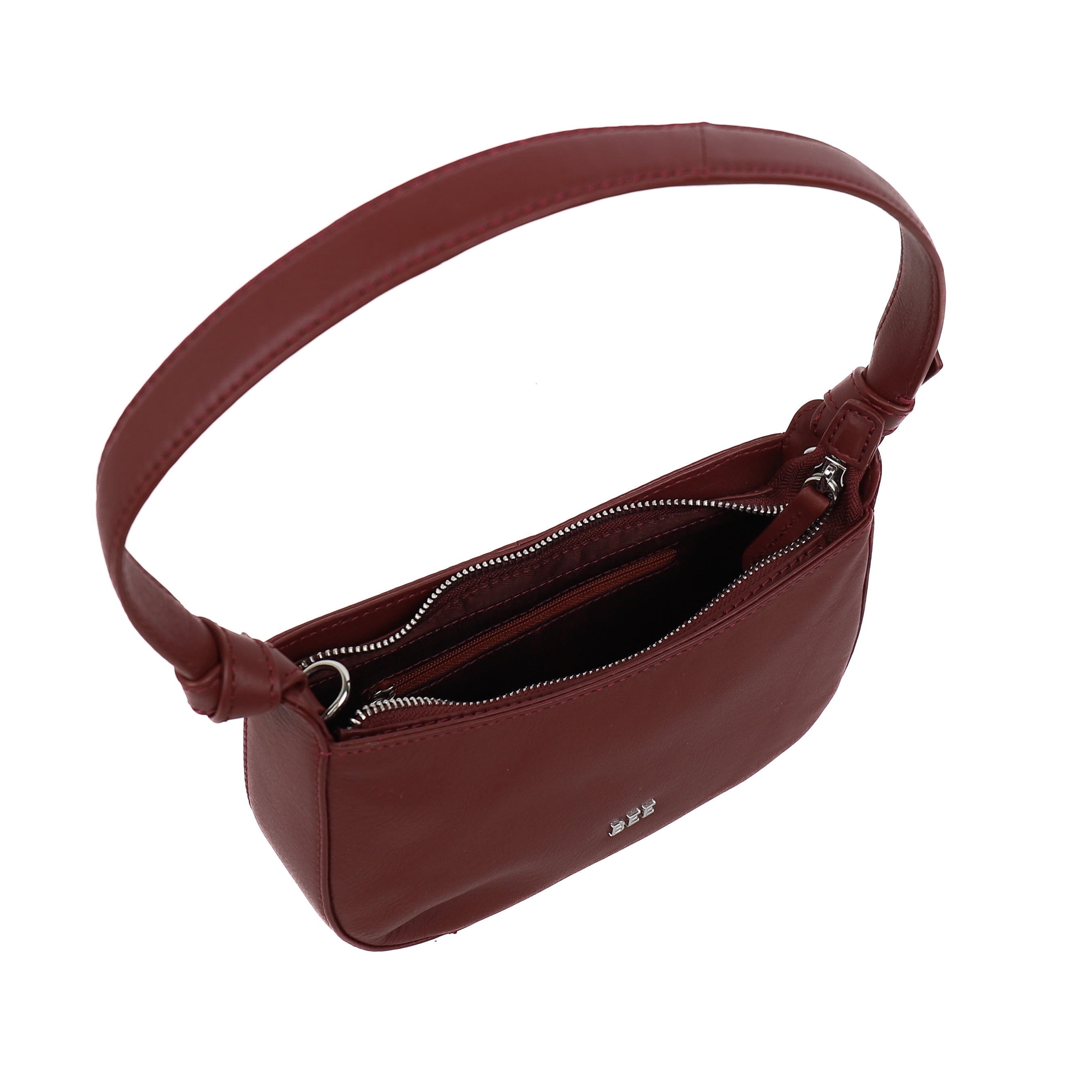 Hand/shoulder bag 'Ruby' Bordeaux