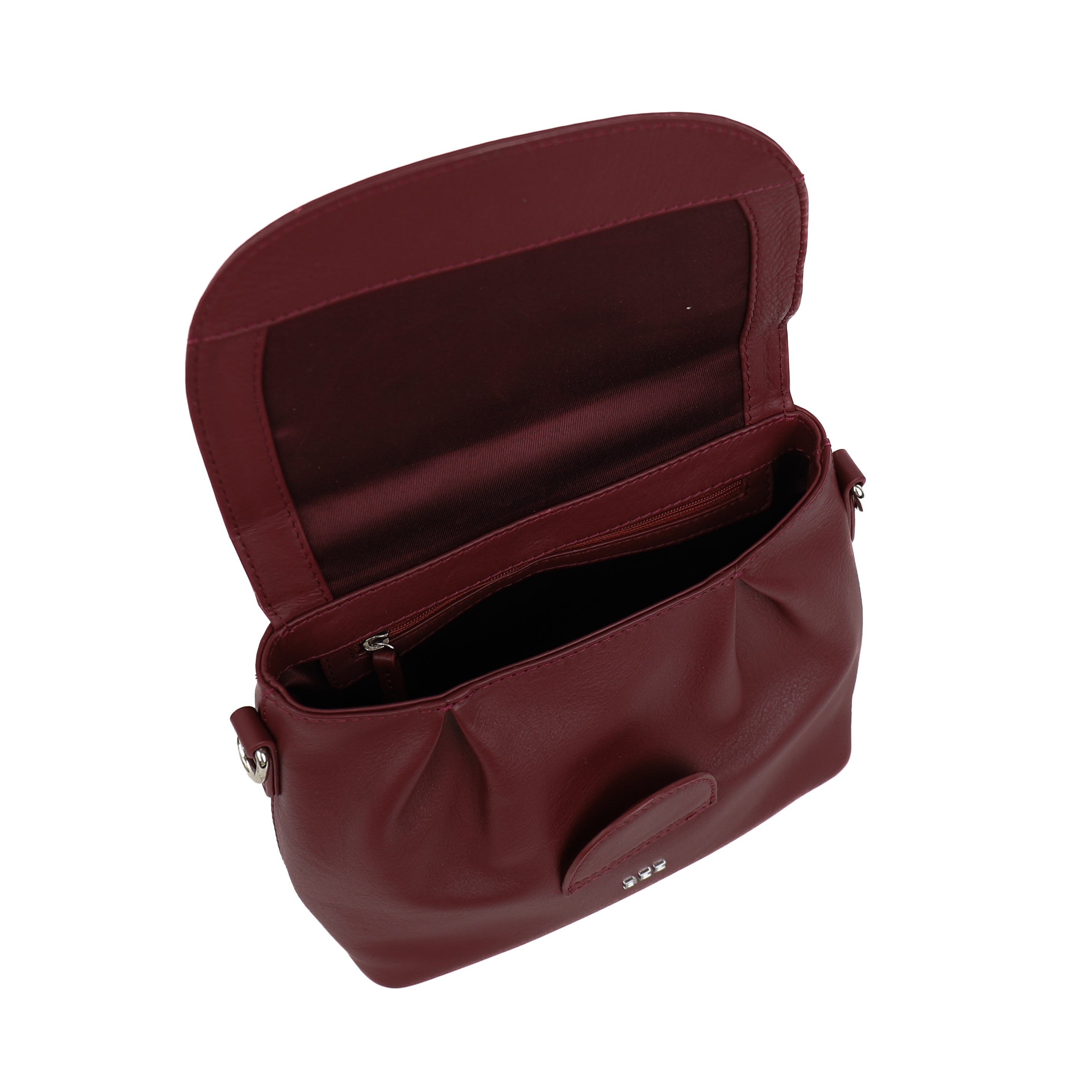 Hand/shoulder bag 'Maddy' Bordeaux