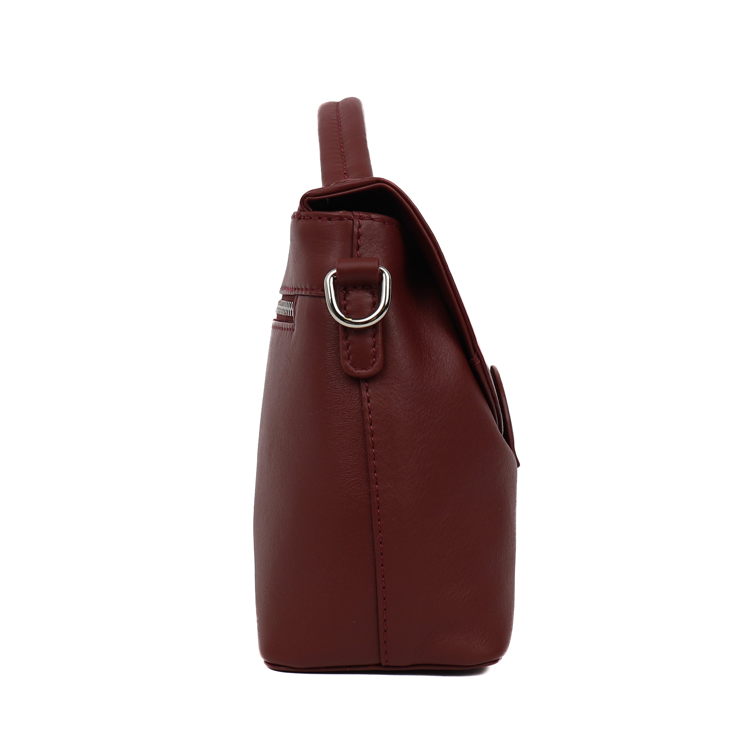 Hand/shoulder bag 'Maddy' Bordeaux