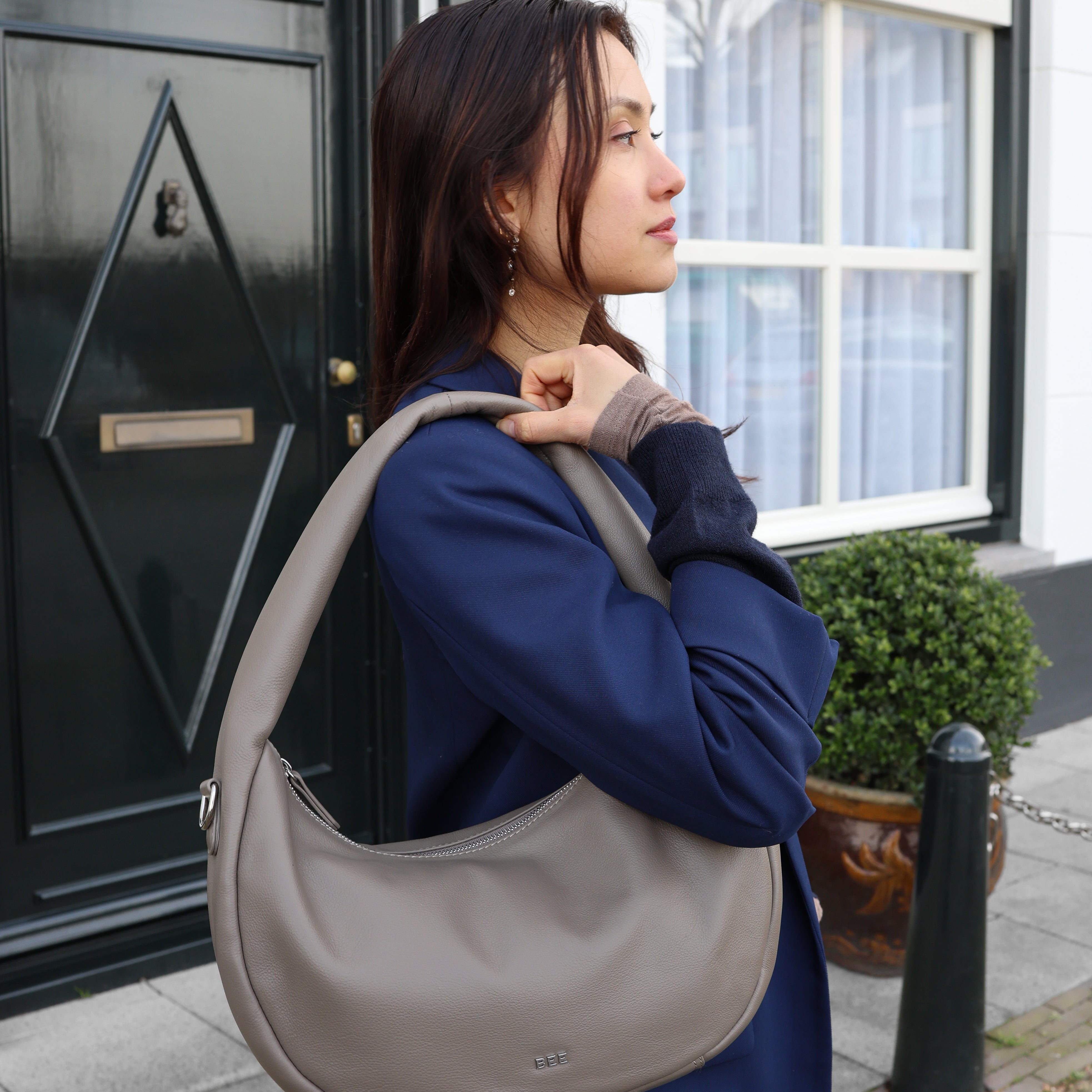 Hand/shoulder bag 'Elody' Bordeaux
