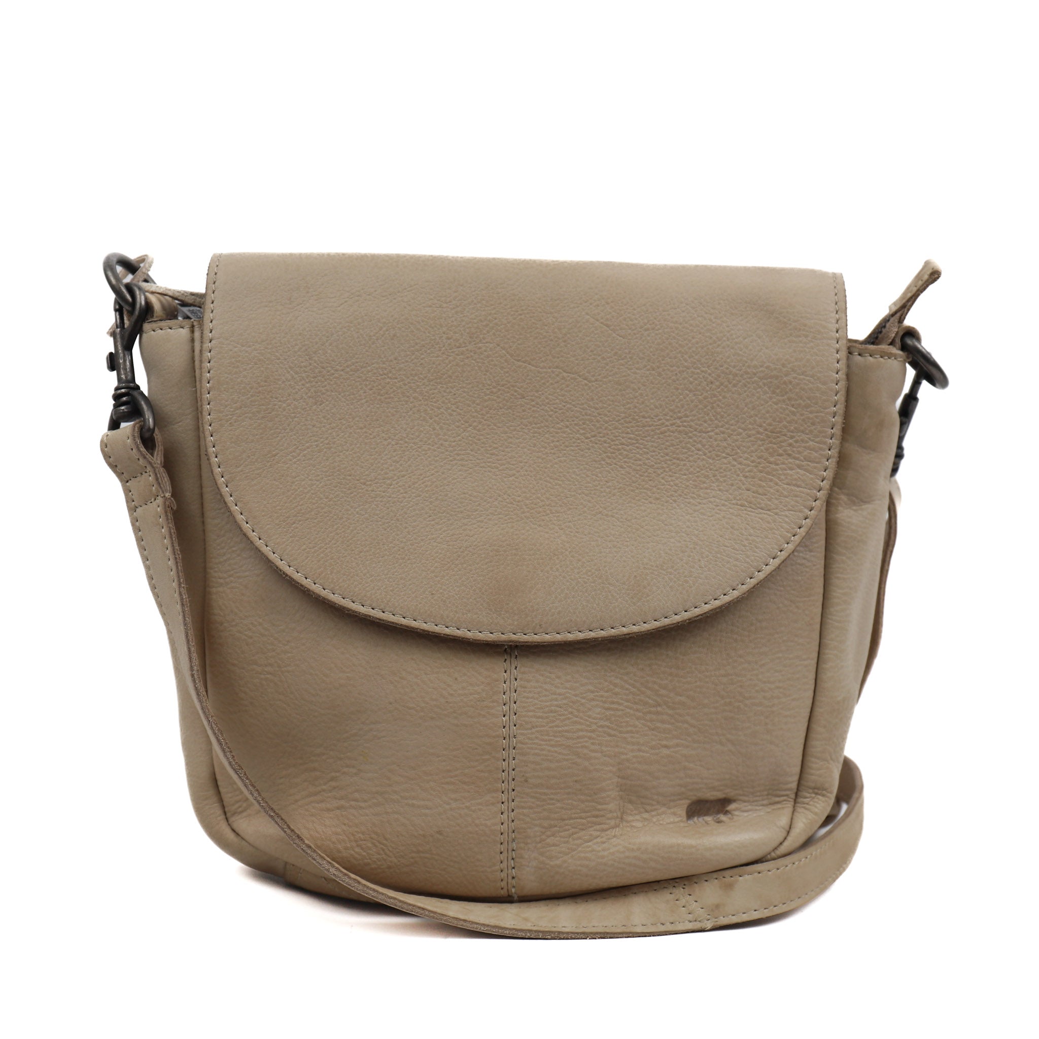 Hand/shoulder bag 'Len' Feather