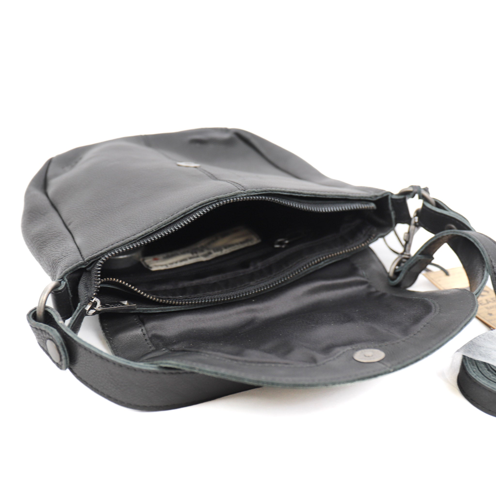 Hand/shoulder bag 'Len' black
