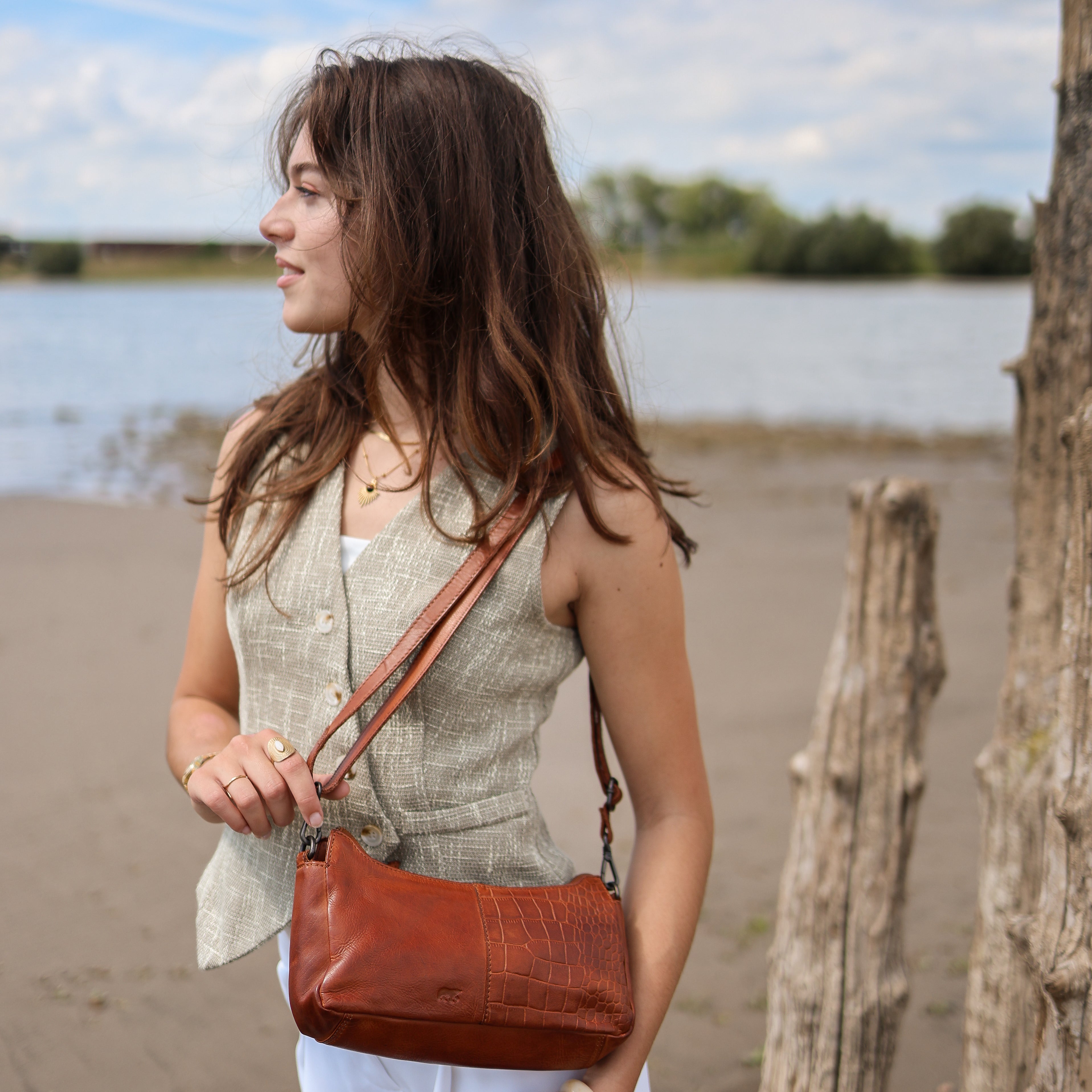 Shoulderbag 'Gabi' black