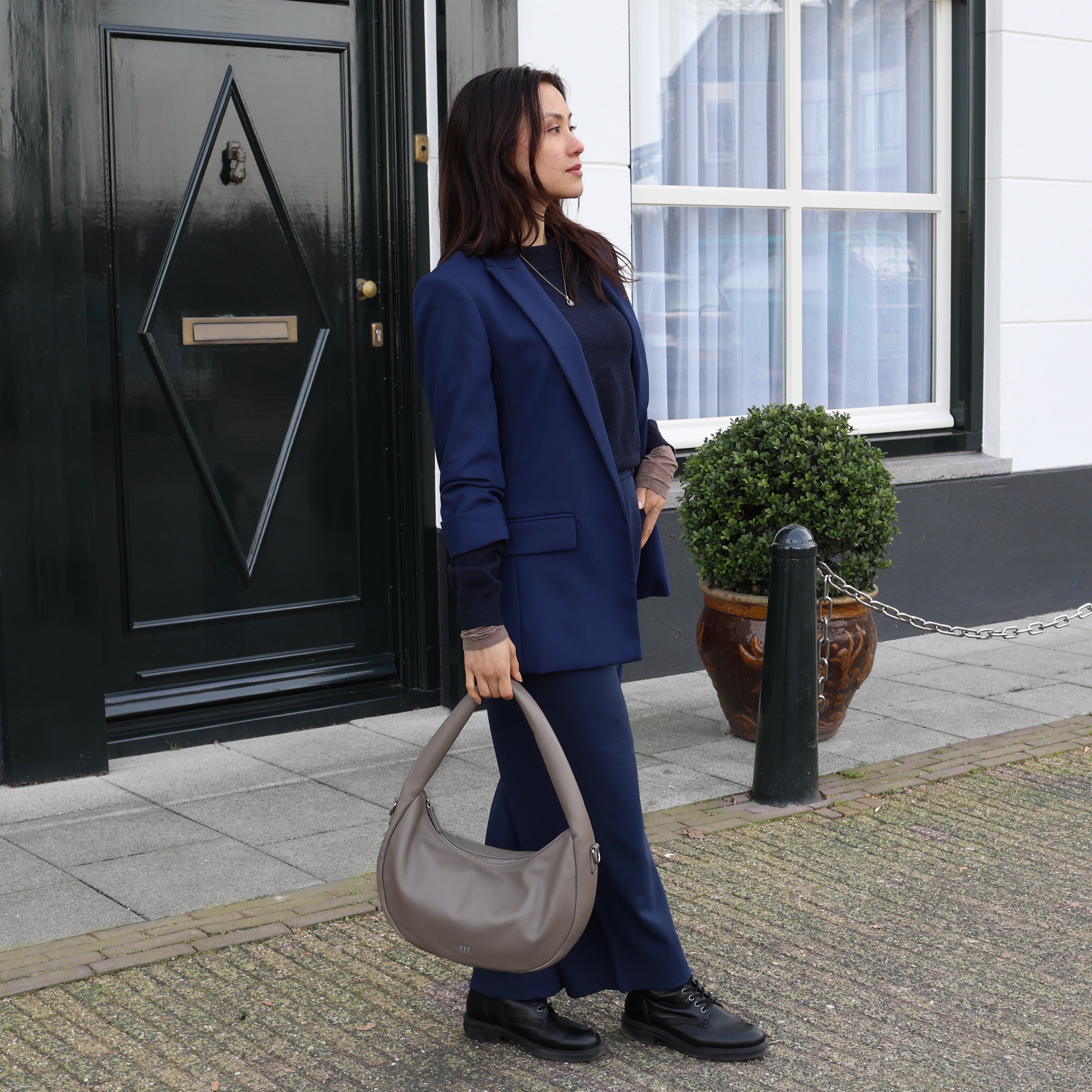 Hand/shoulder bag 'Elody' Bordeaux