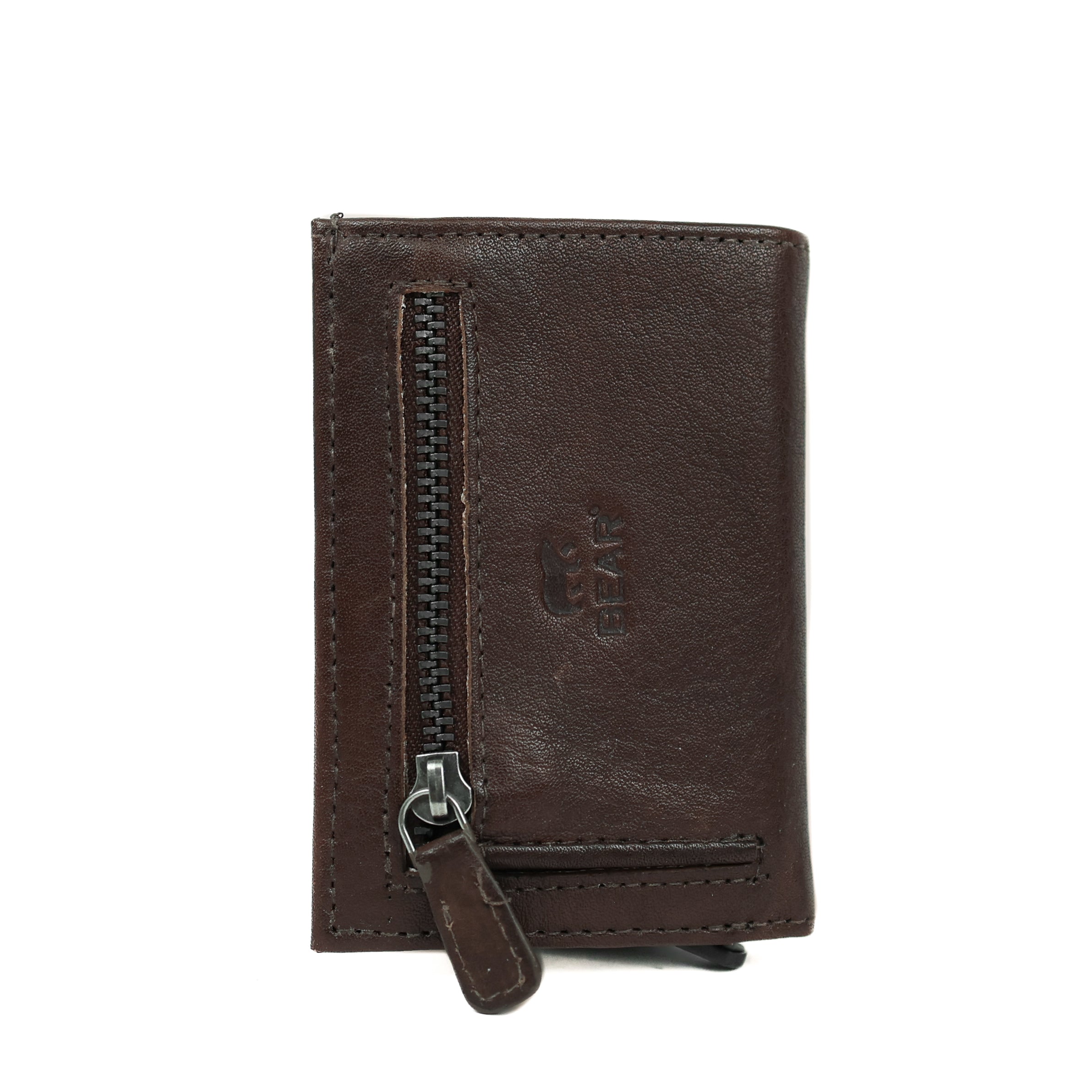 Card holder 'Frits' dark brown