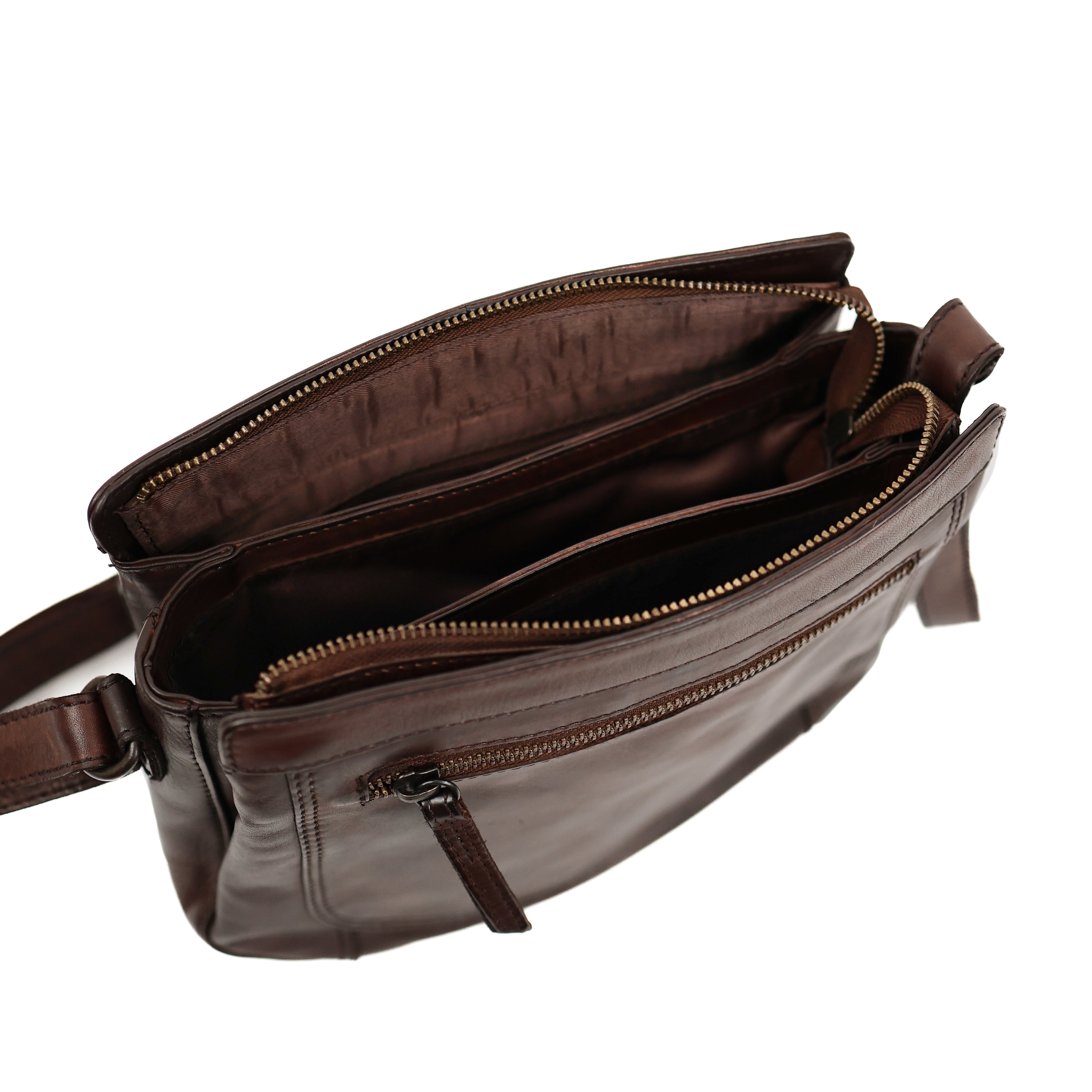 Shoulder bag 'Miley' dark brown