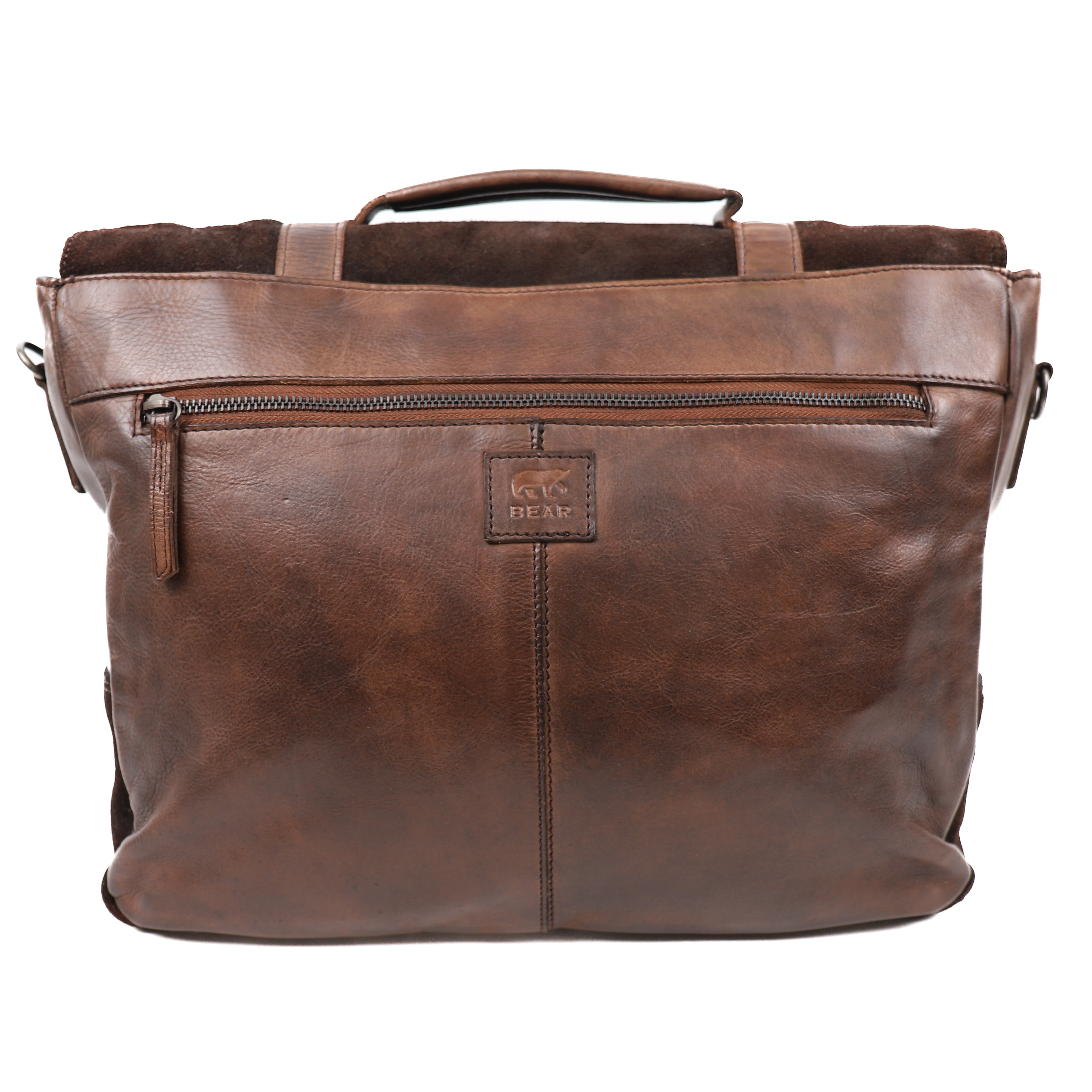 Briefcase 'Dijn' dark brown