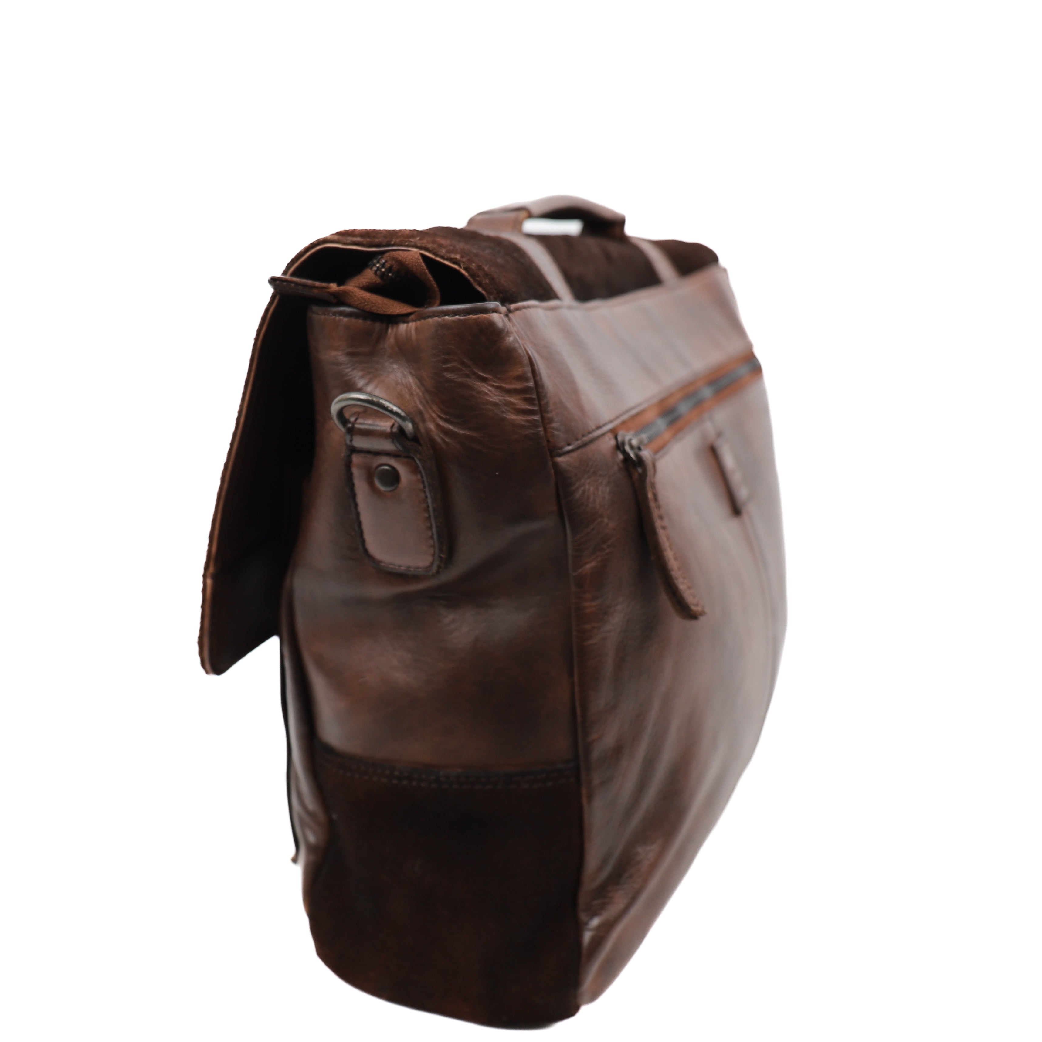 Briefcase 'Dijn' dark brown