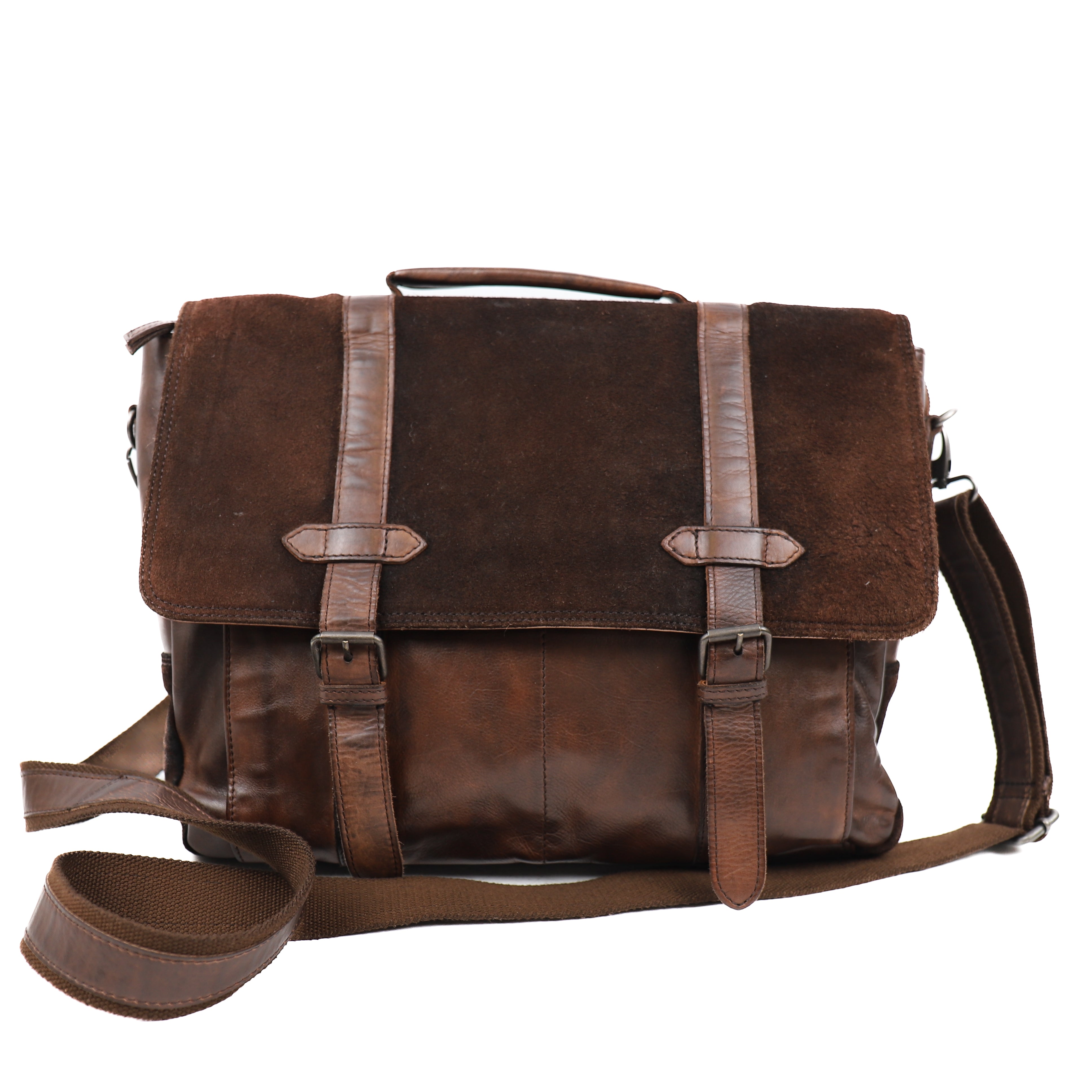 Briefcase 'Dijn' dark brown
