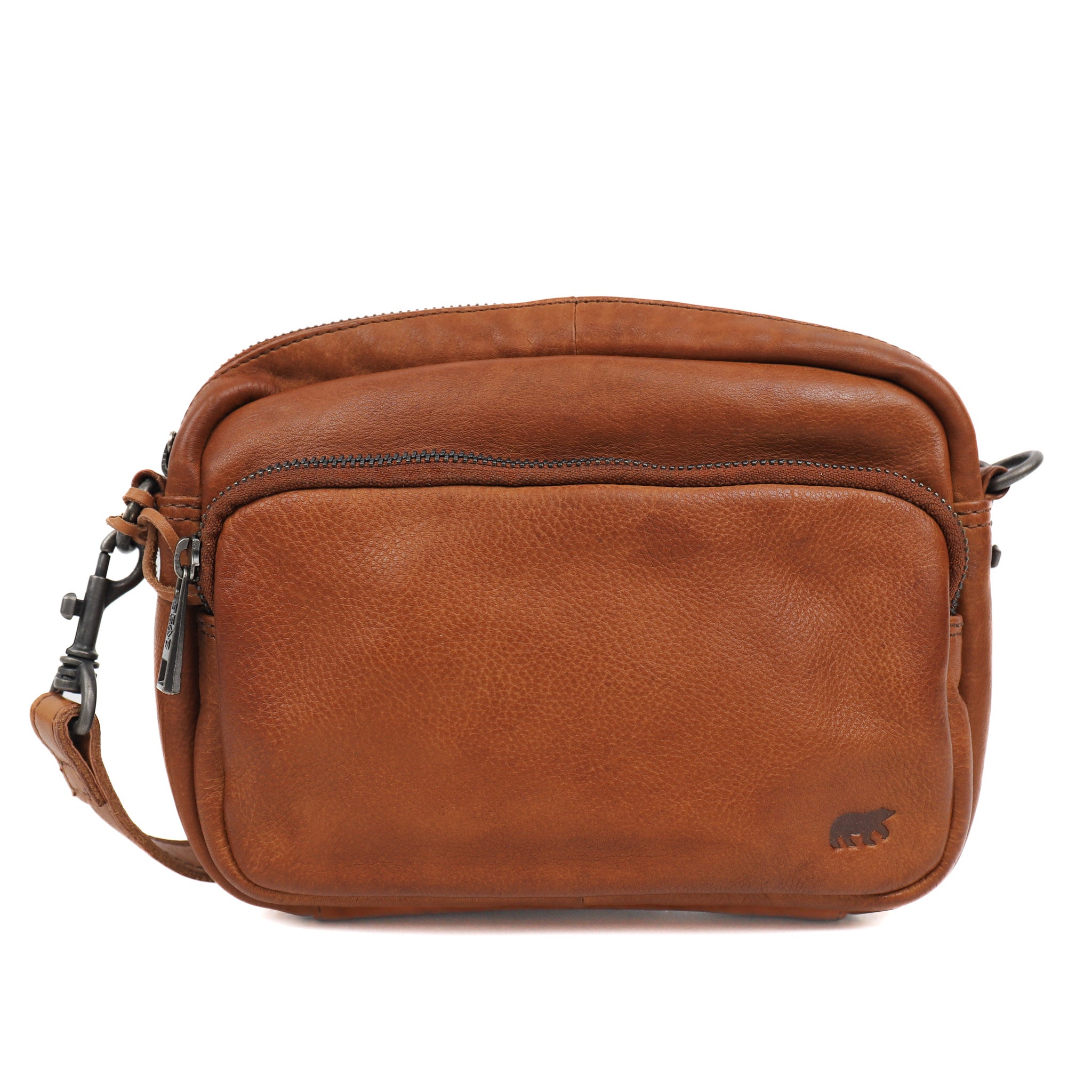 Shoulder bag 'Peggy' cognac